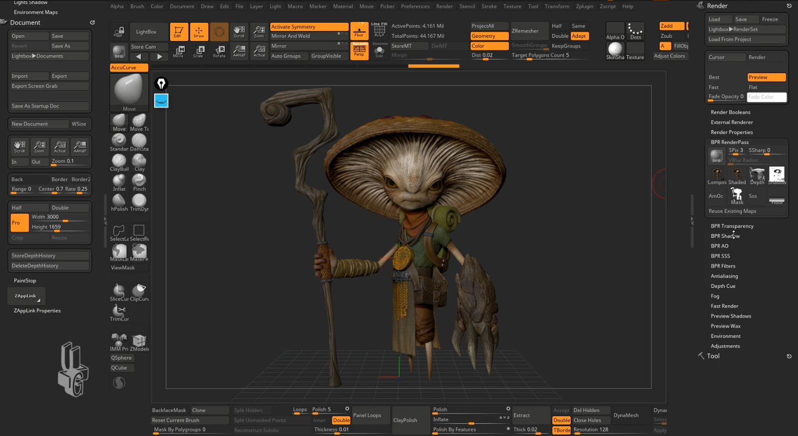 ZBrush course screenshot