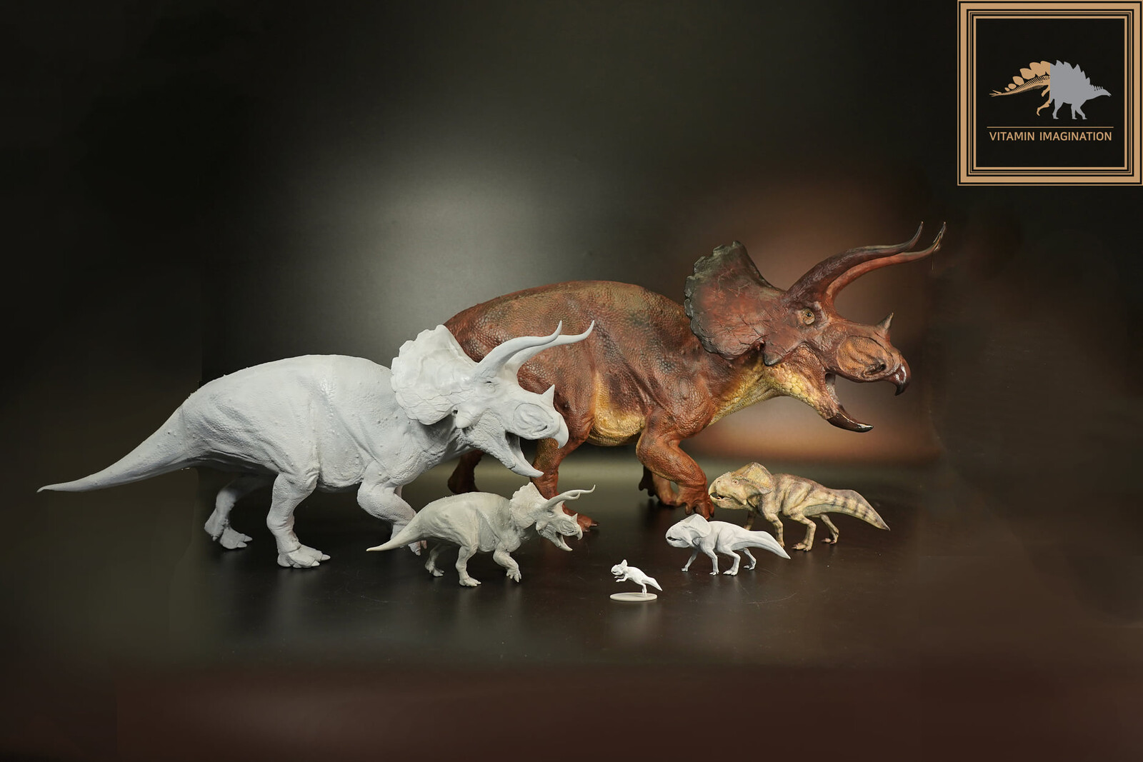 1:10 &amp; 1:15 &amp; 1:35
Triceratops &amp; Protoceratops