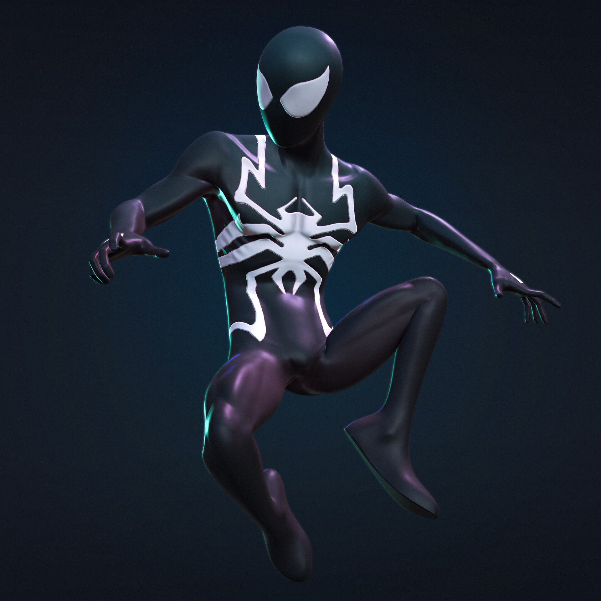 ArtStation - Spider Man Black Suit