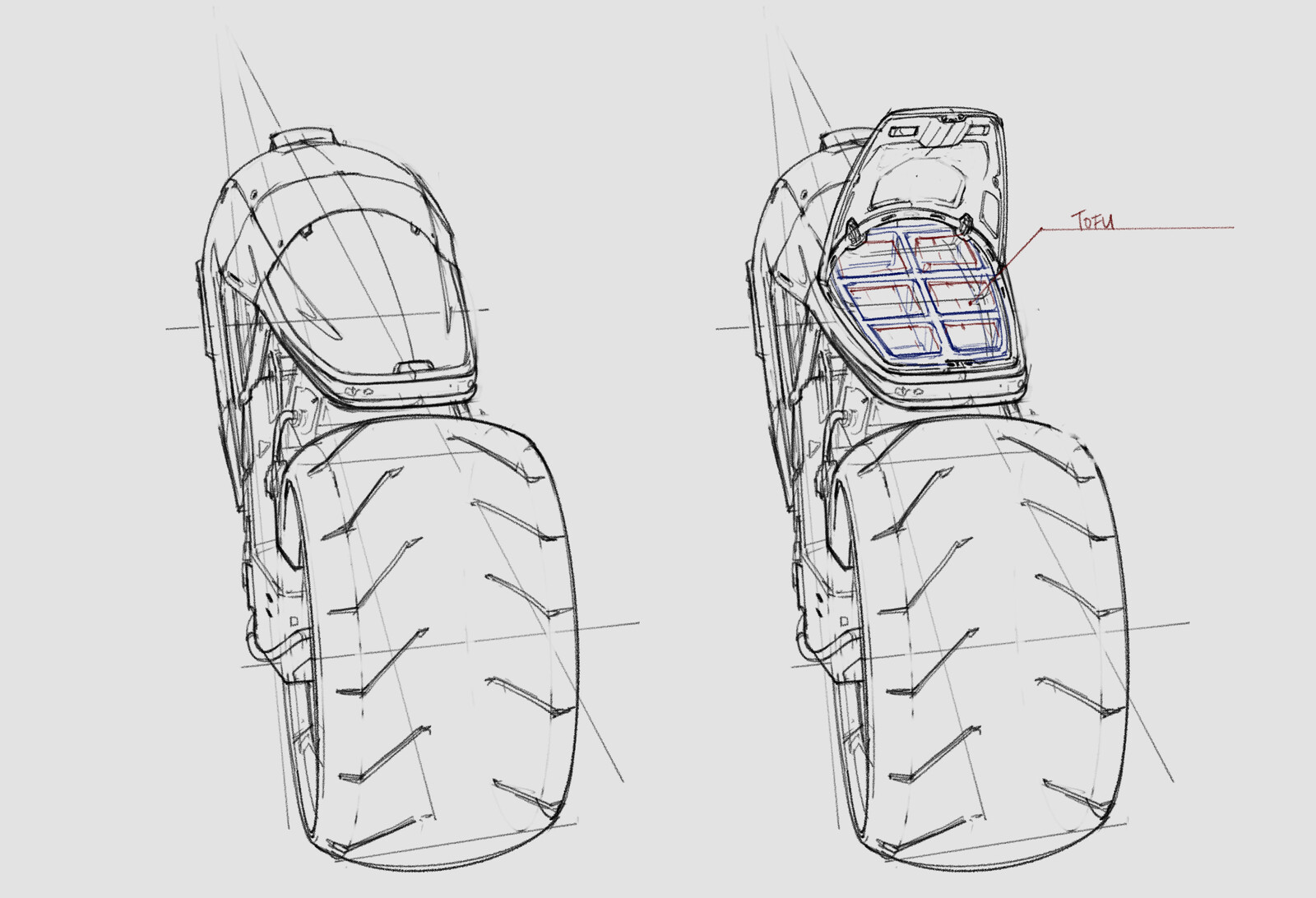 First sketches of the idea.