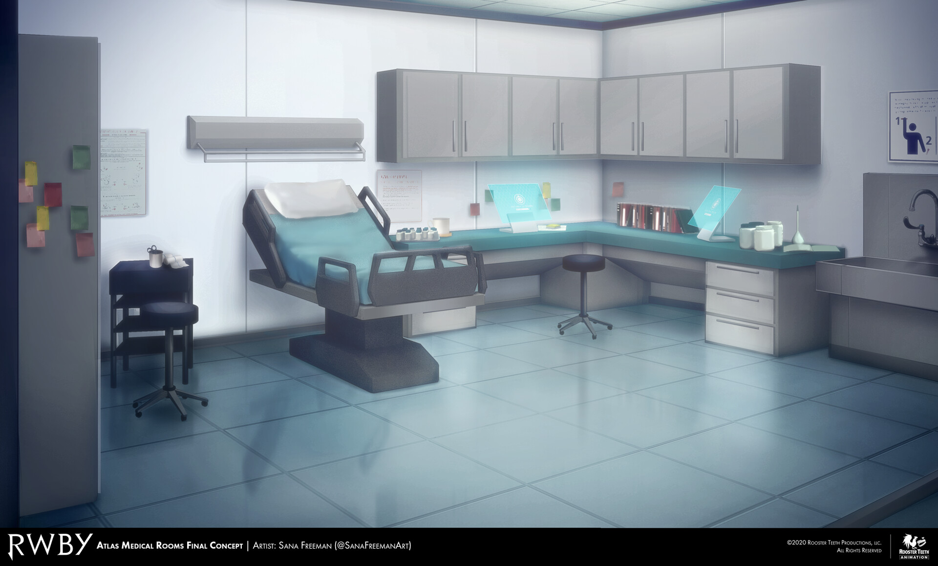 Sana Freeman Rwby 8 Atlas Medical Rooms Concept Art Sana Freeman Rwby 8 Atlas Medical Rooms Concept Art