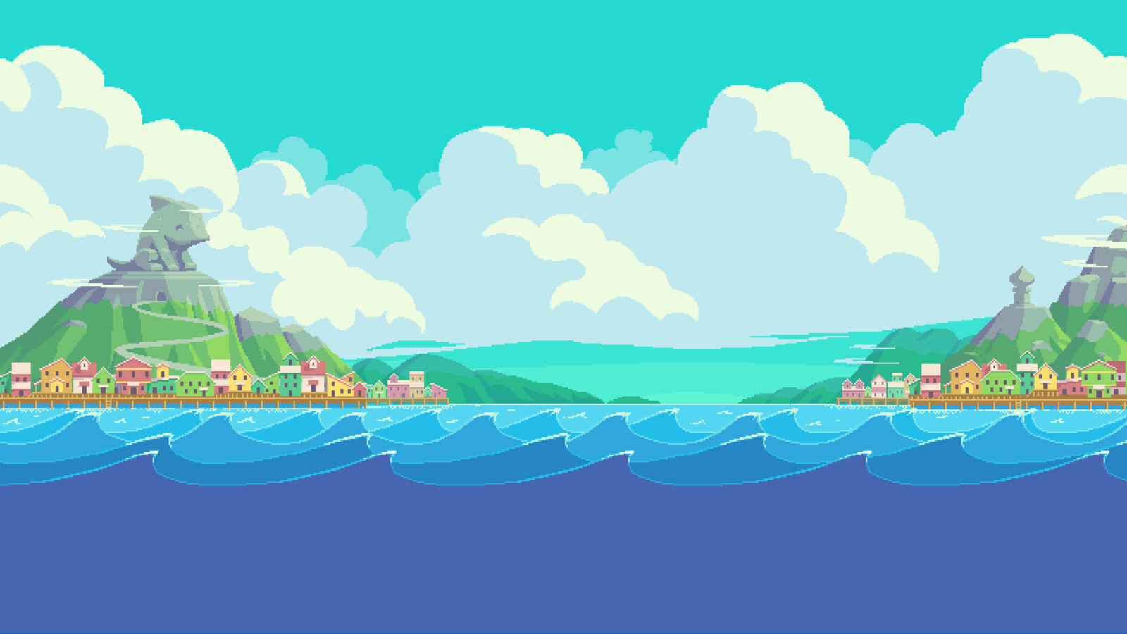 Background based on the Rivals of Aether Merchant Port stage.