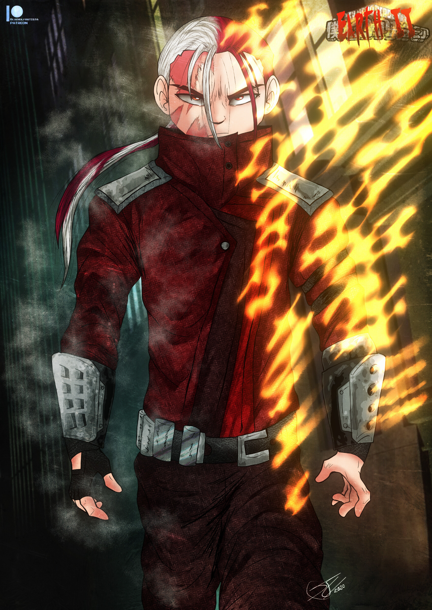 wallpapers Todoroki Fanart Villain artstation my hero academia earth 2