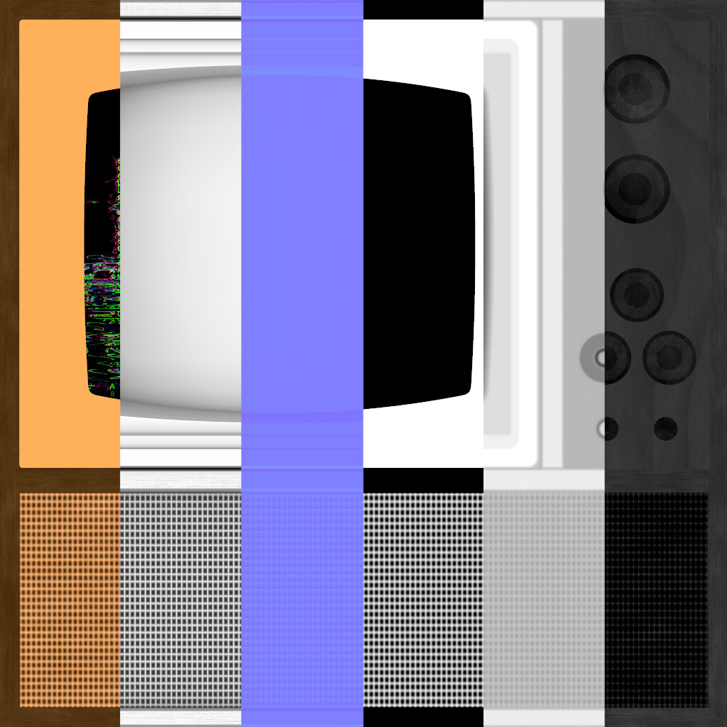 Basecolor, AO, Normal, Metallic, Height, Roughness