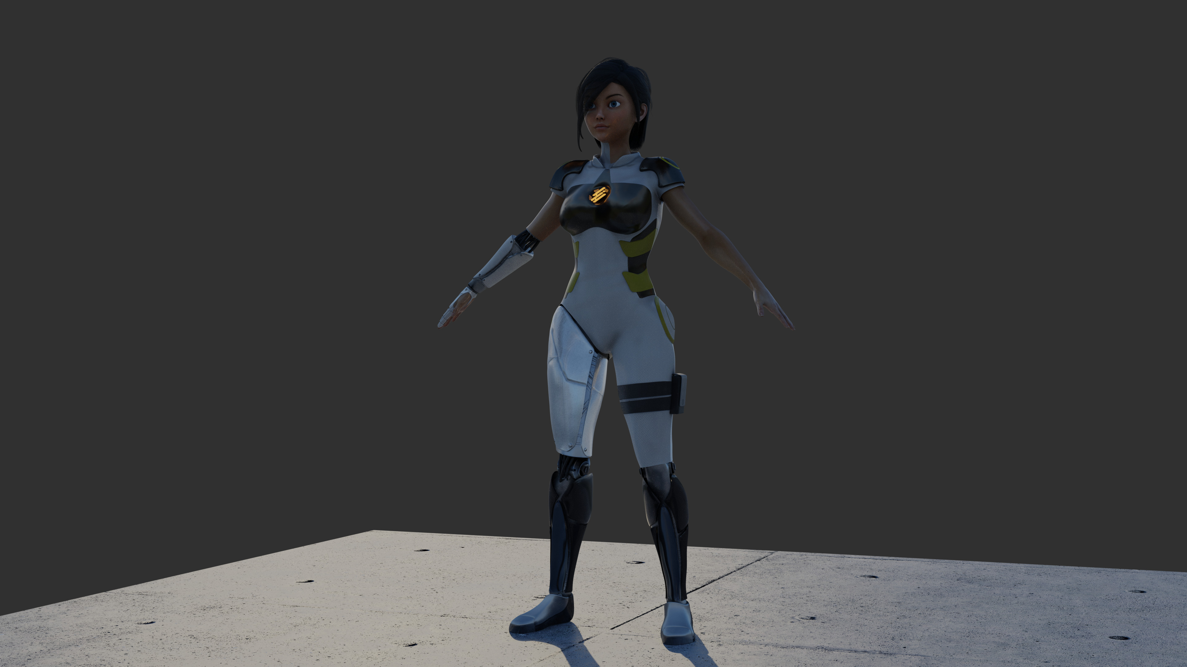 Low poly model - Blender render