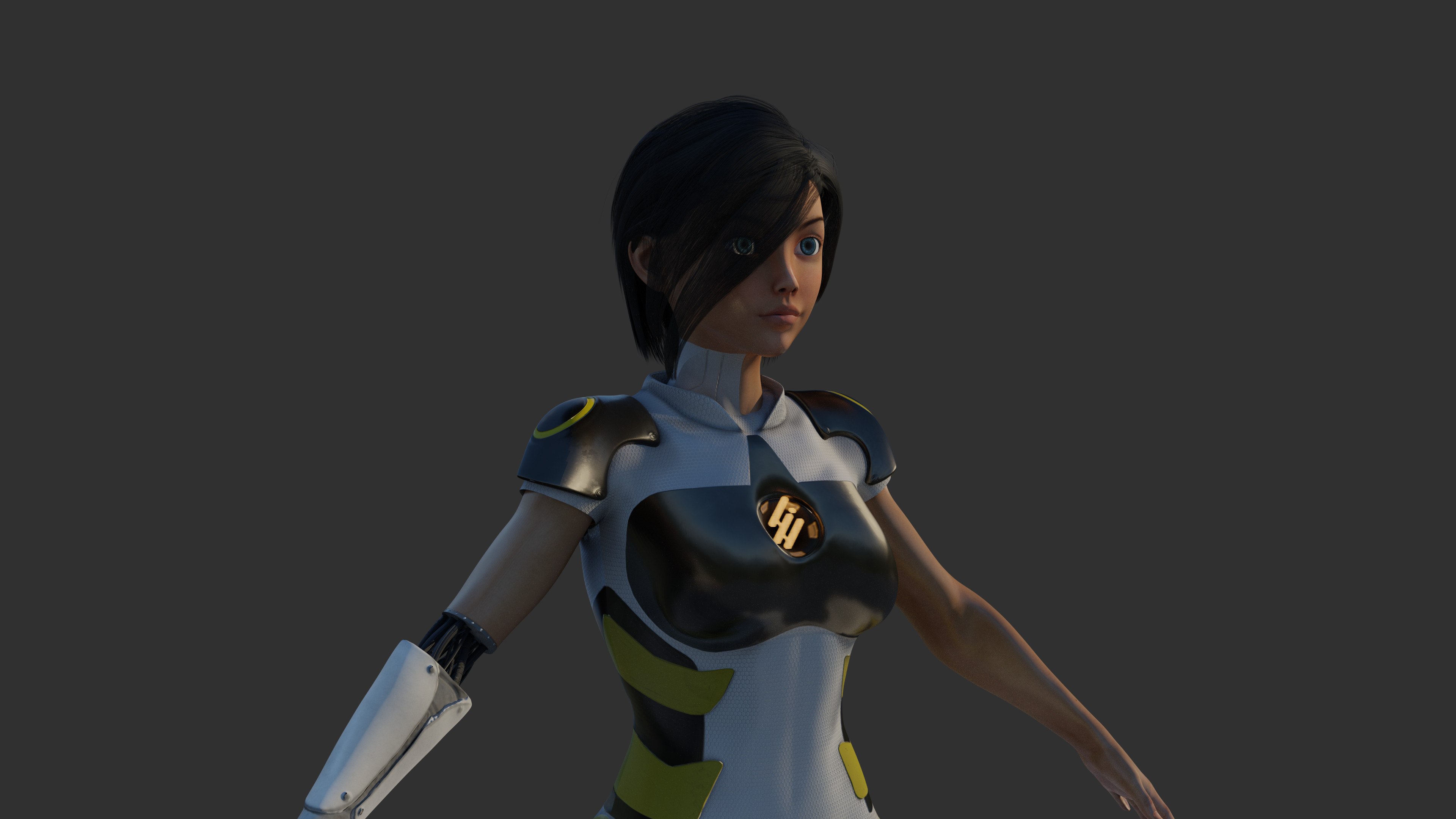 Low poly model - Blender render