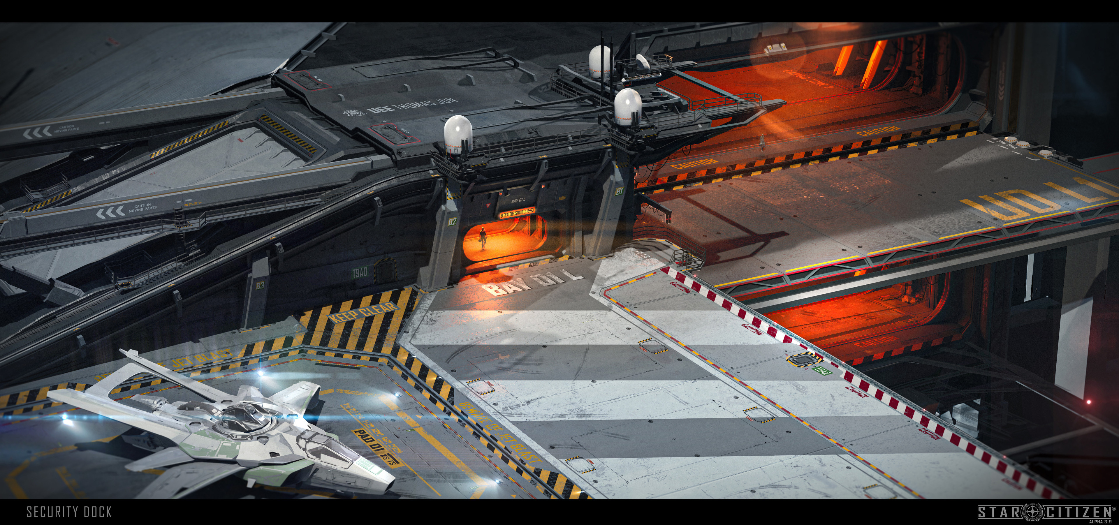 Security Dock Concept - Deck entrance