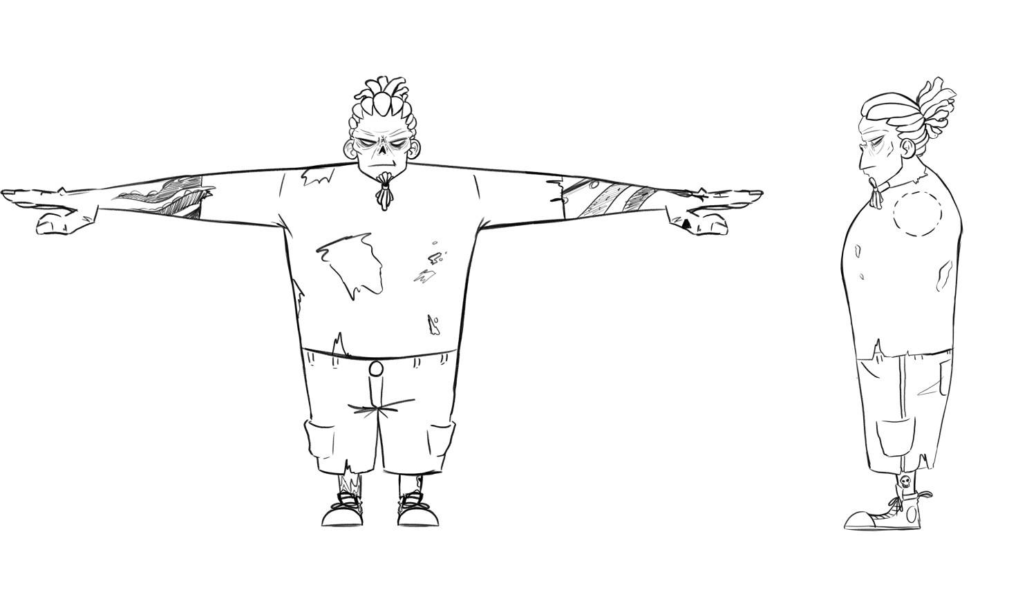 Dug concept art by Baylee Buschmann