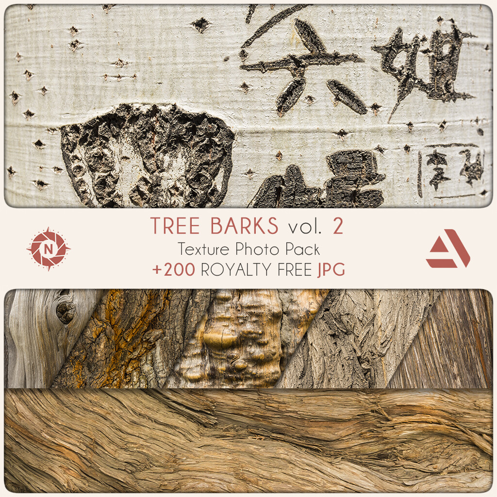Texture Photo Pack: Tree Barks volume 2

https://www.artstation.com/a/165736
