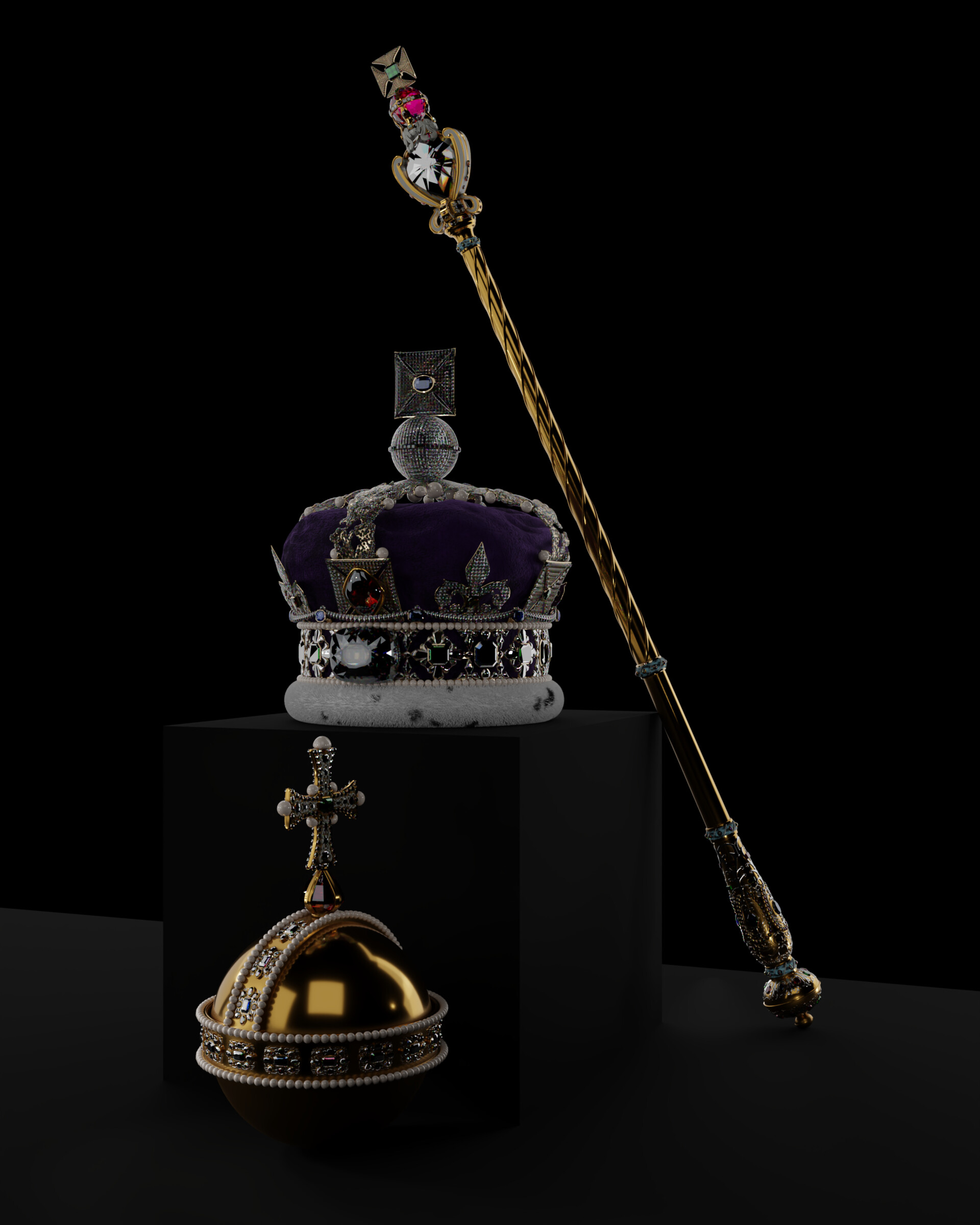 ArtStation - British Crown Jewels