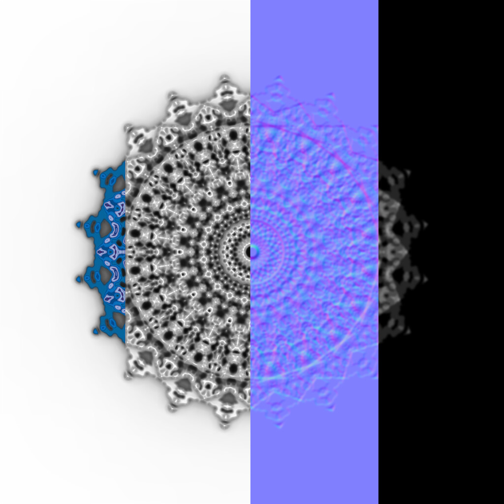 Basecolor, AO, Normal, Height