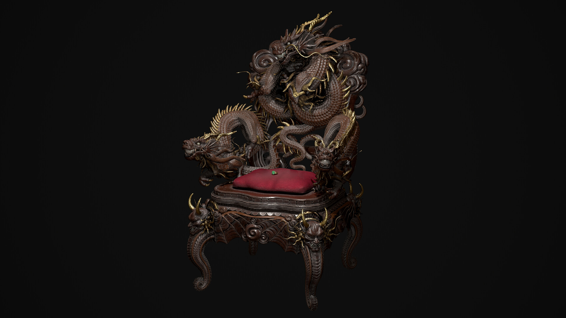 Mary Kane Meiji Period Dragon Chair