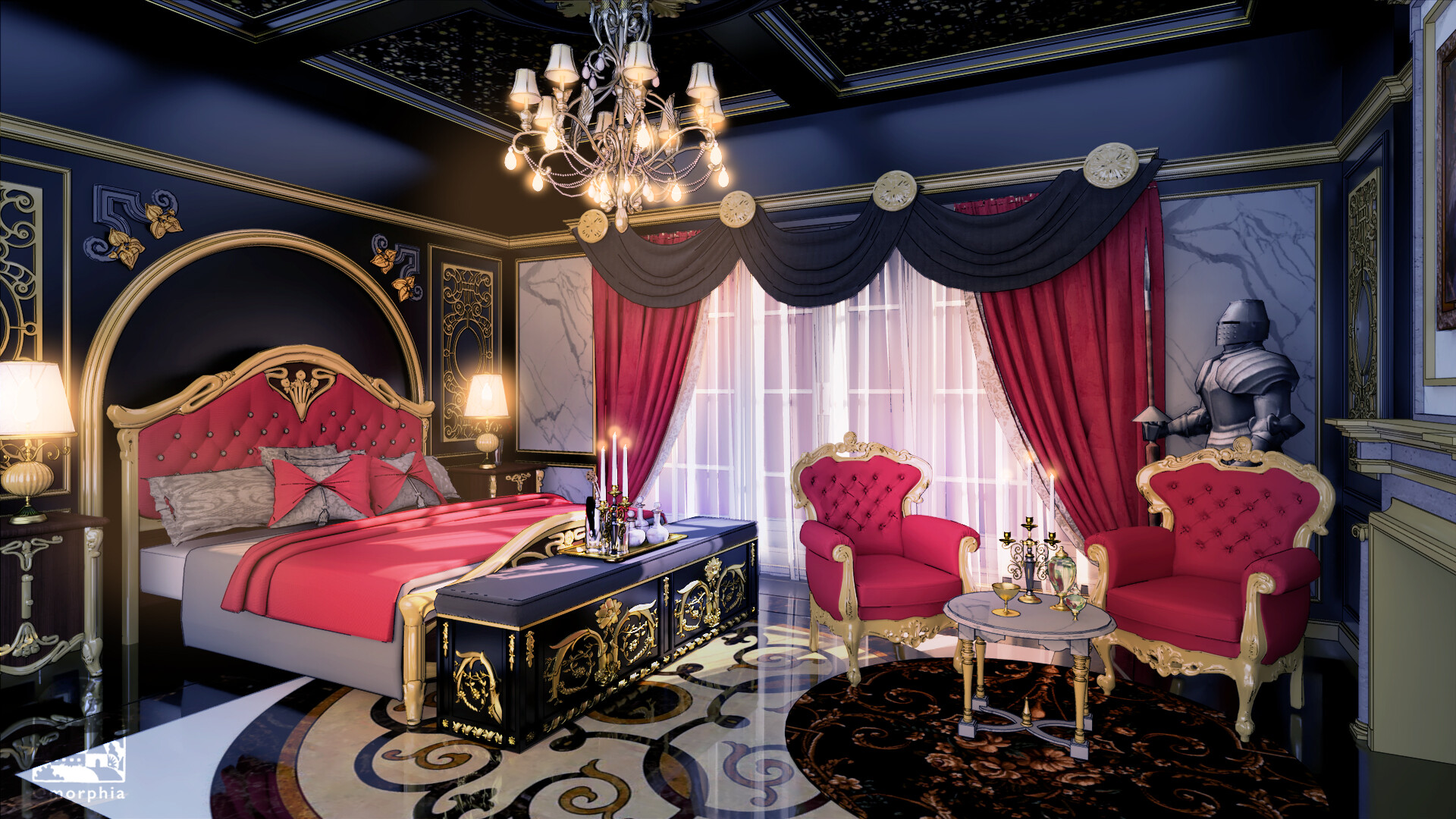 ArtStation Royal Gothic Bedroom