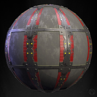 Sci-fi floor panel 001: rubber