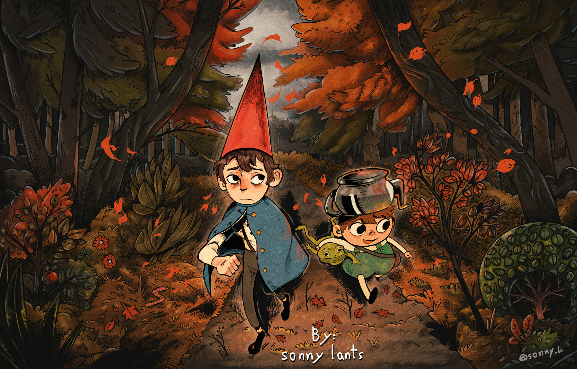 ArtStation - Into the Unknown | Over the Garden Wall Fanart