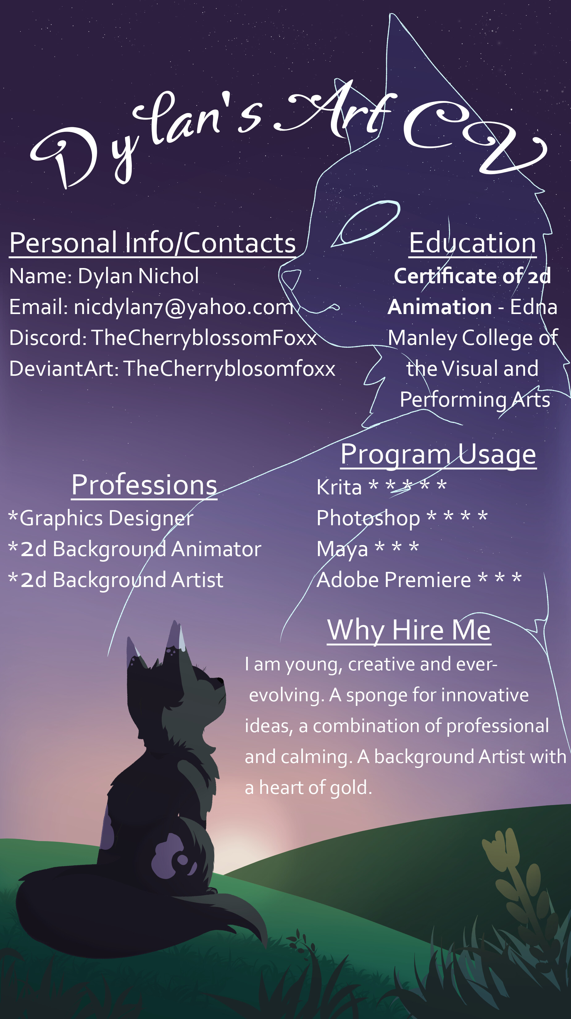 ArtStation - Artist CV