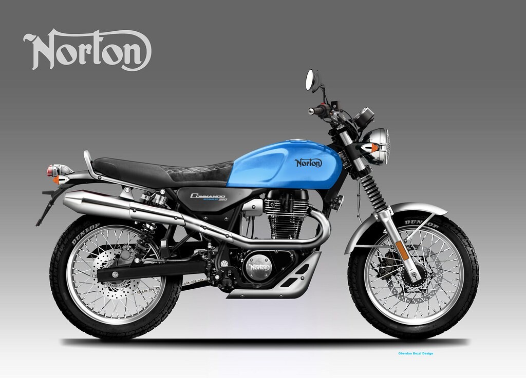 Norton commando shop scrambler