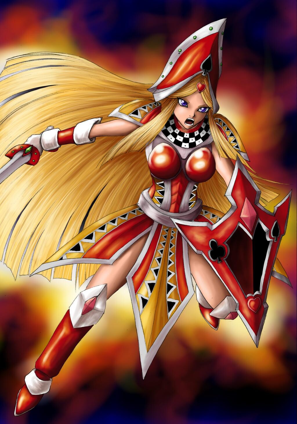 ArtStation - Queen's Knight, image size:1024x1461