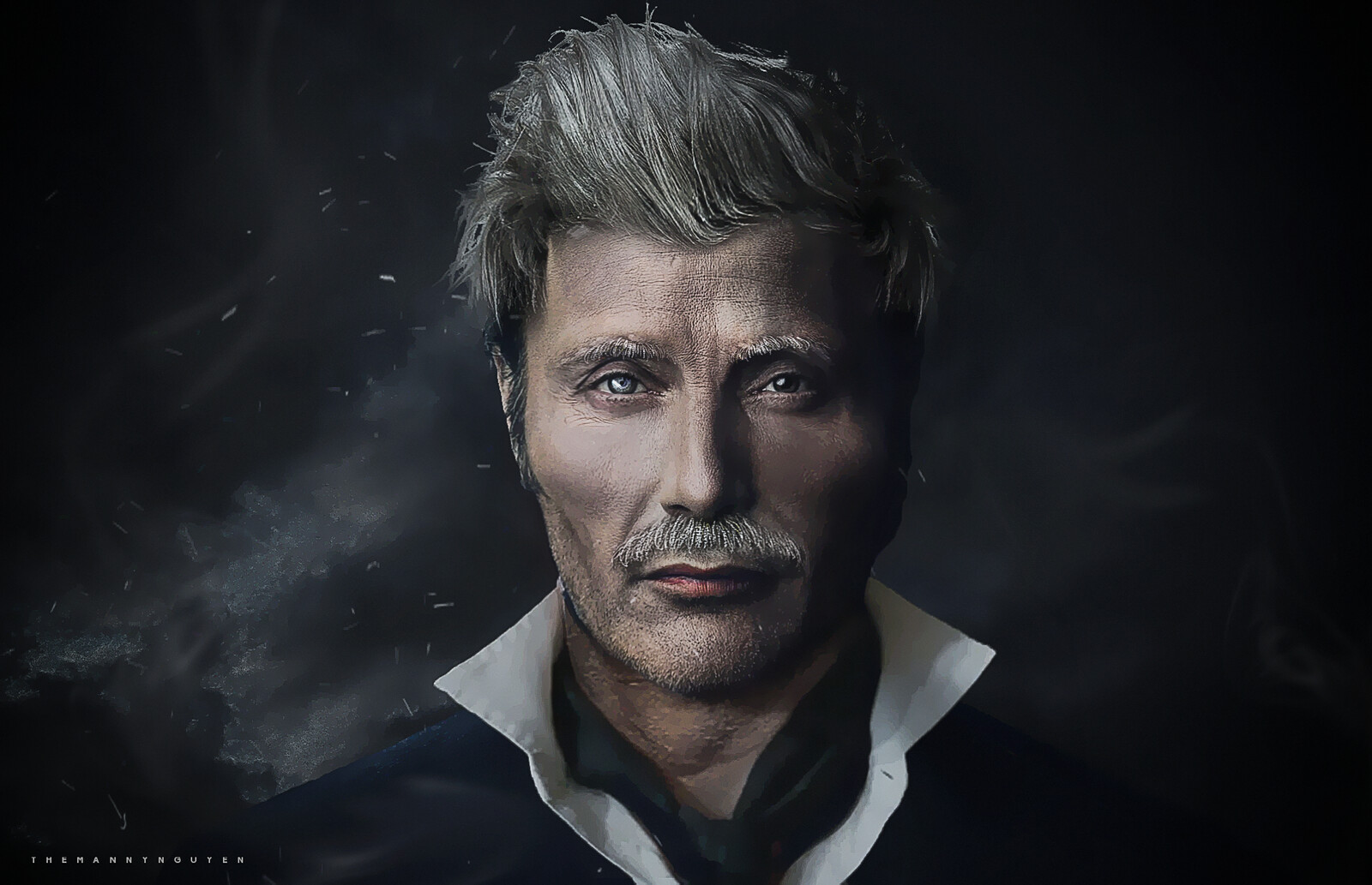 Emmanuel Nguyen Mads Mikkelsen as Gellert Grindelwald Concept Design