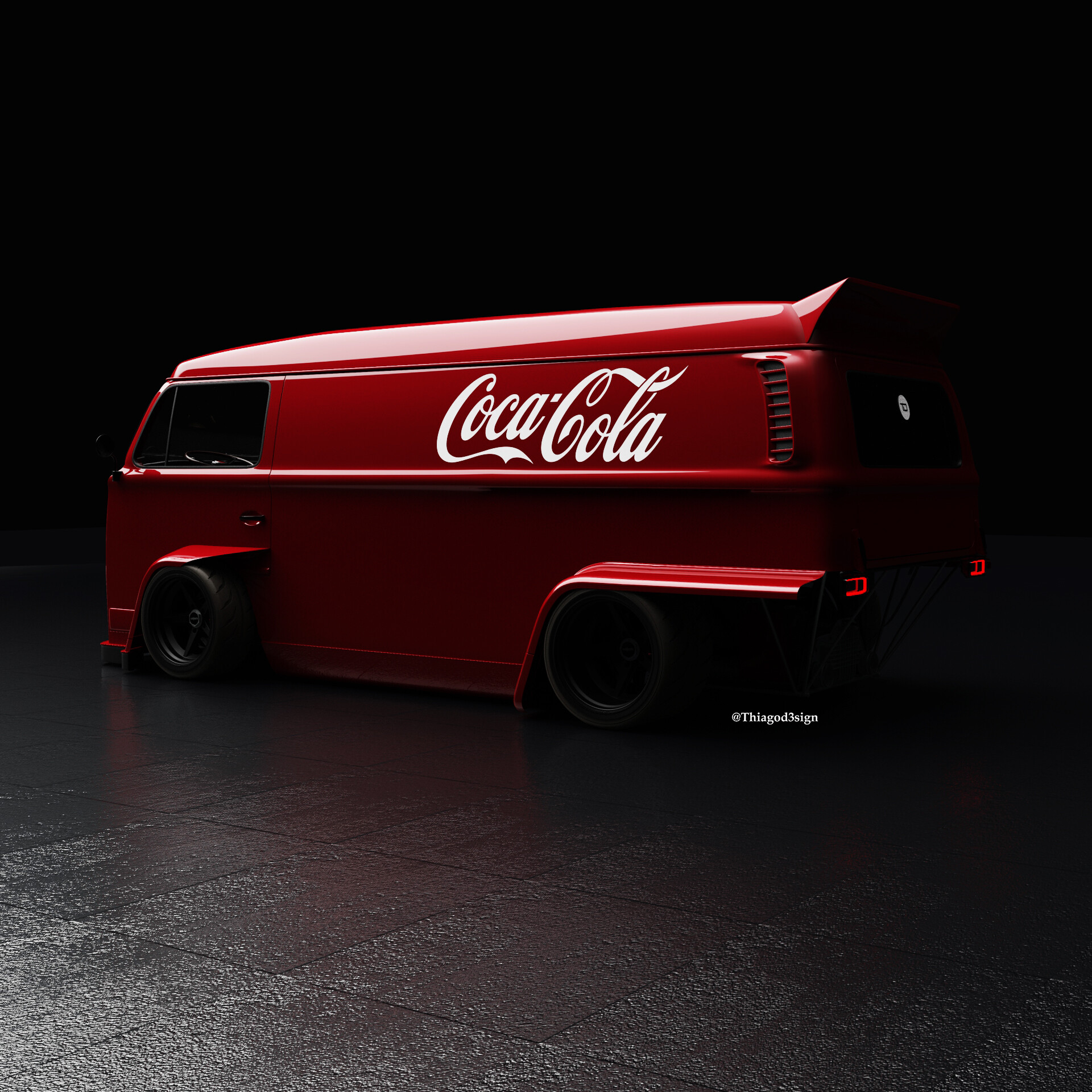 ArtStation - VW Kombi 917 Coca cola