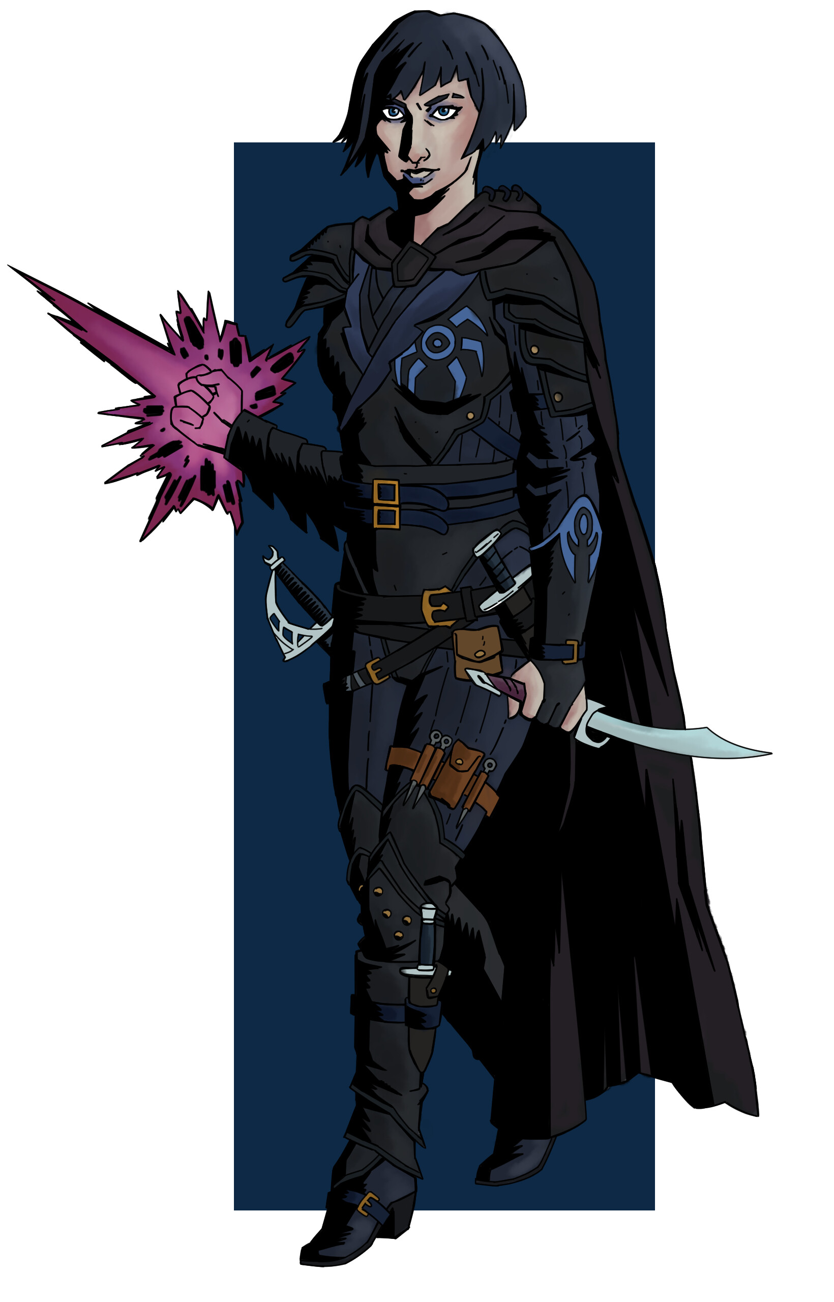 ArtStation Kaya a rogue soulknife Dimir agent
