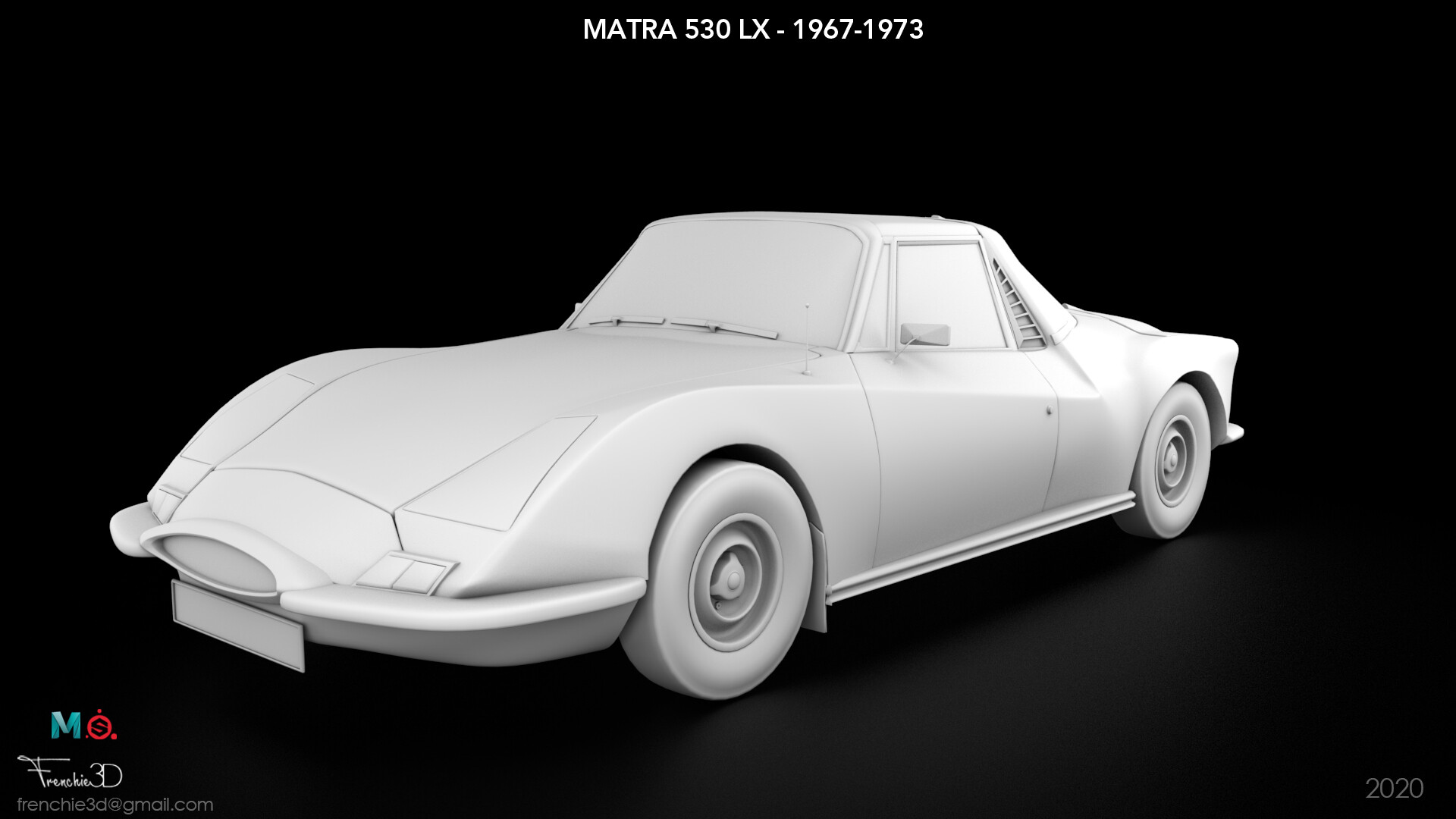 ArtStation - Car 3D modeling MATRA 530 LX