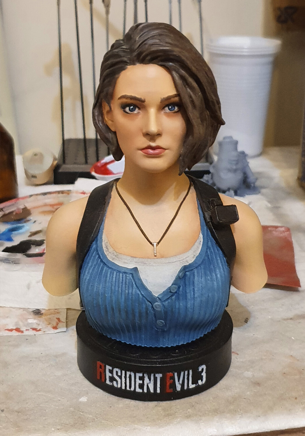 Jill Valentine Statue - Resident Evil 3 3D model 3D printable