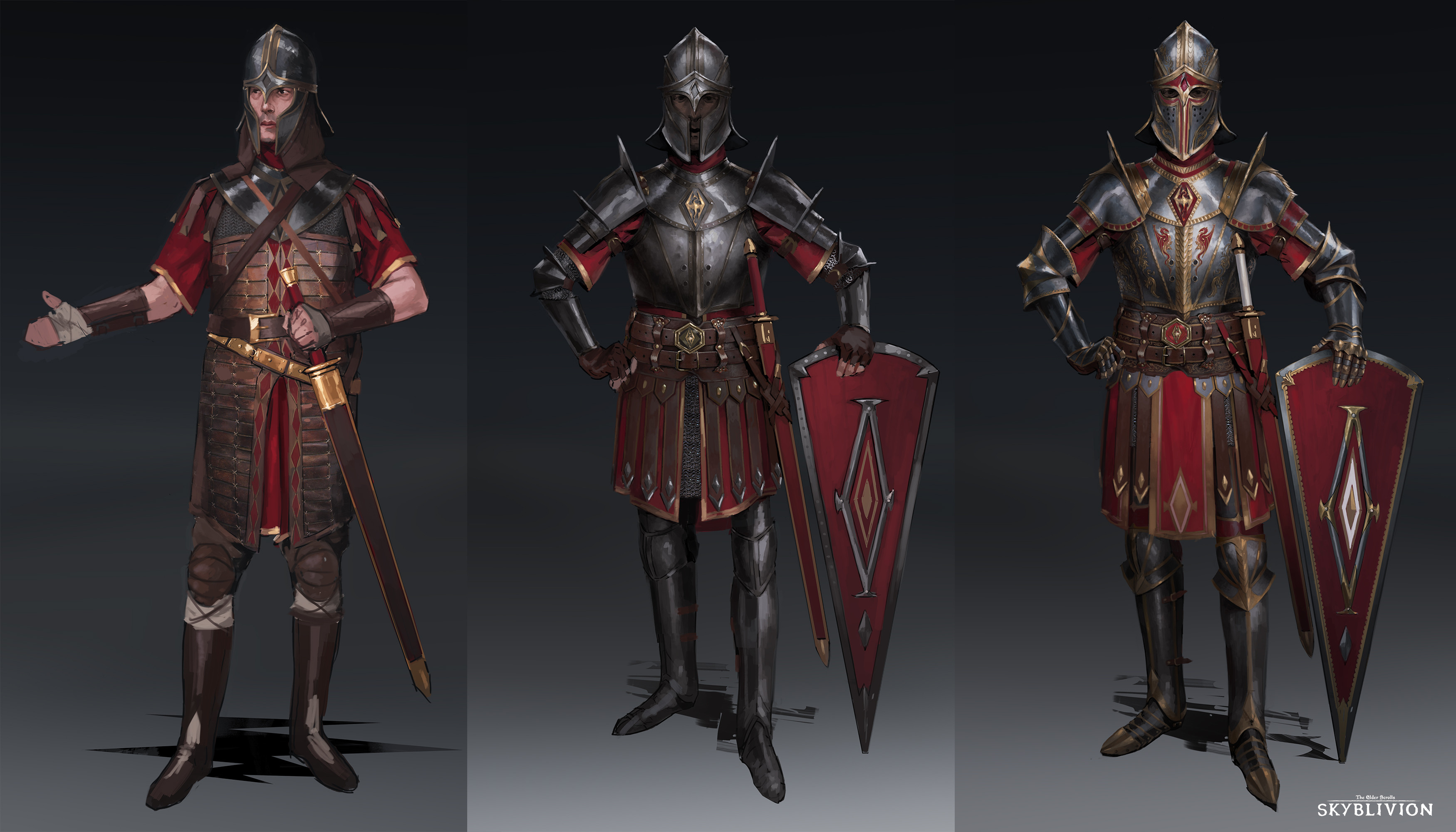 ArtStation - Skyblivion - Imperial City Guard (armor)