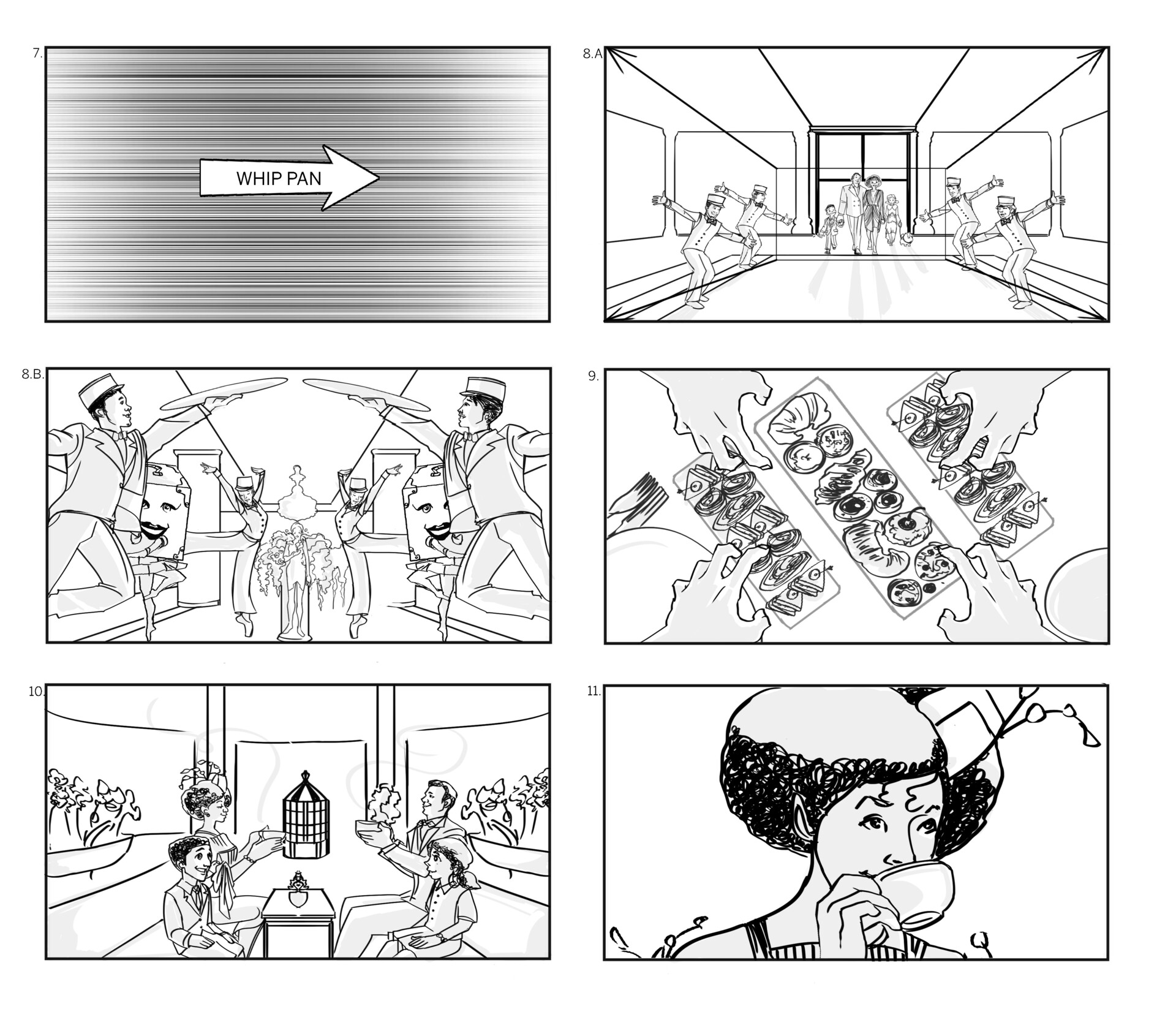 Noah Brandow Nemacolin Resort Commercial Storyboards 2020