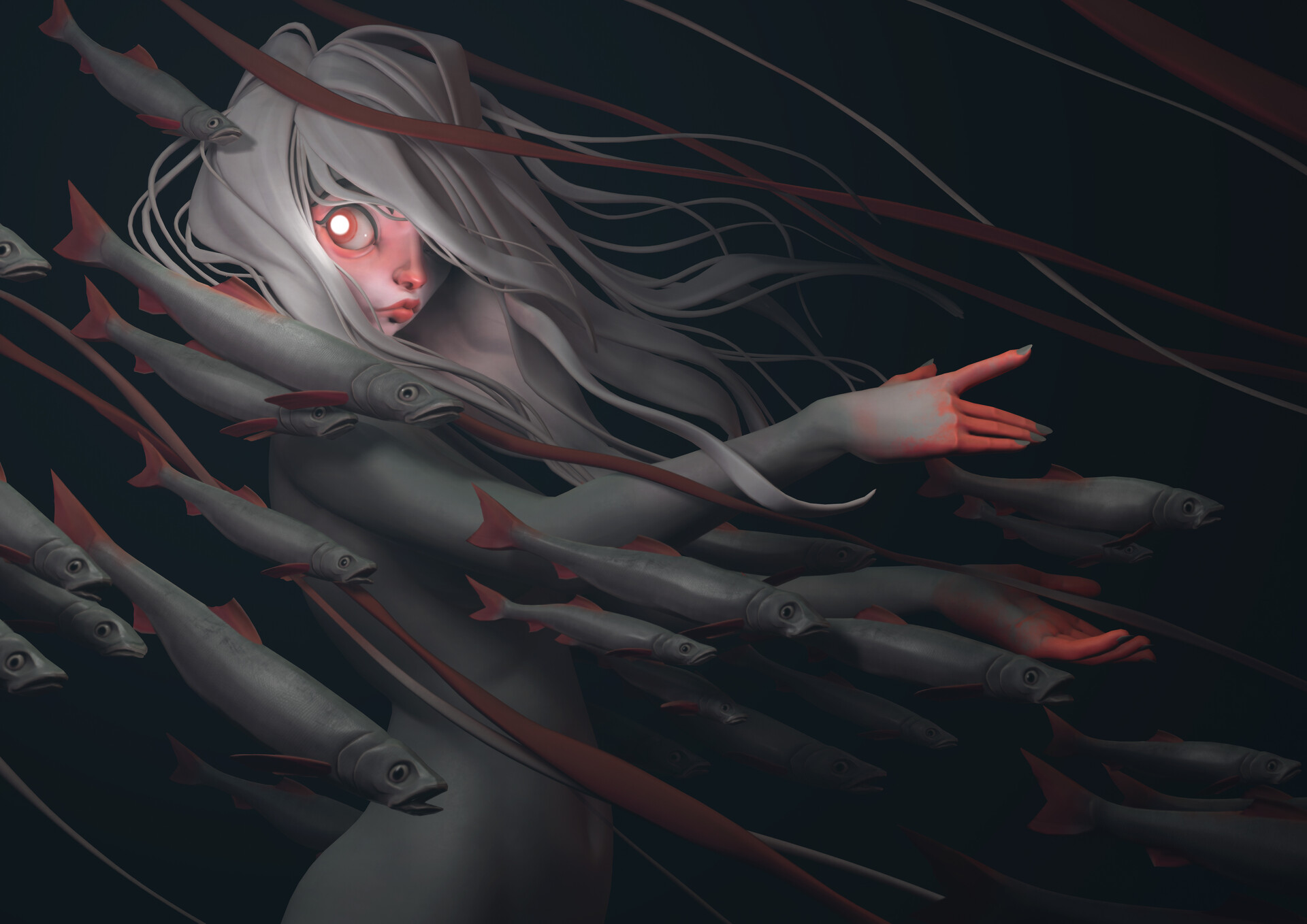 artstation deep sea piter hillewaert