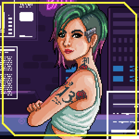 Download Judy Pixel 3 Cyberpunk 2077 Background