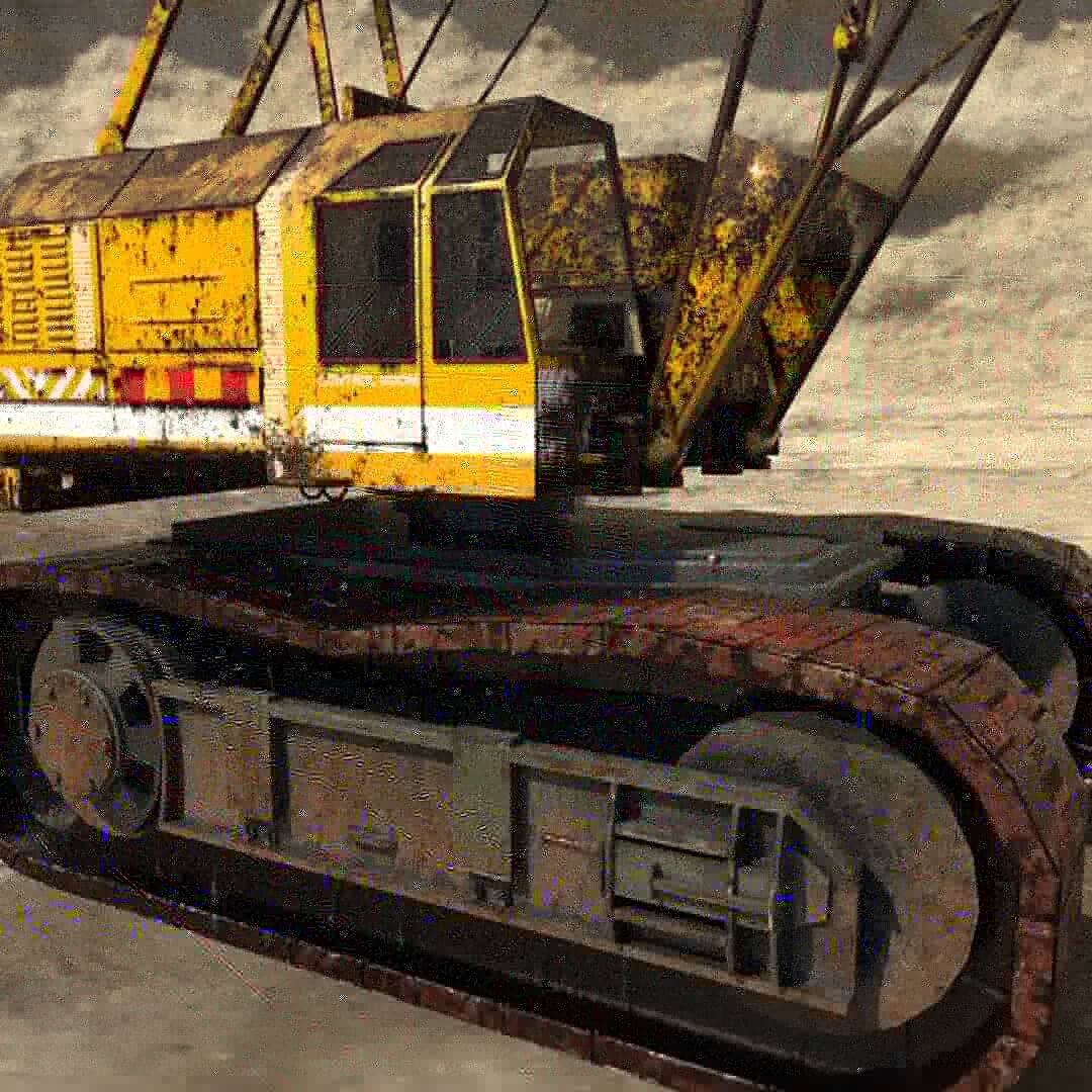 ArtStation - wrecking Ball crane, image size:1080x1080