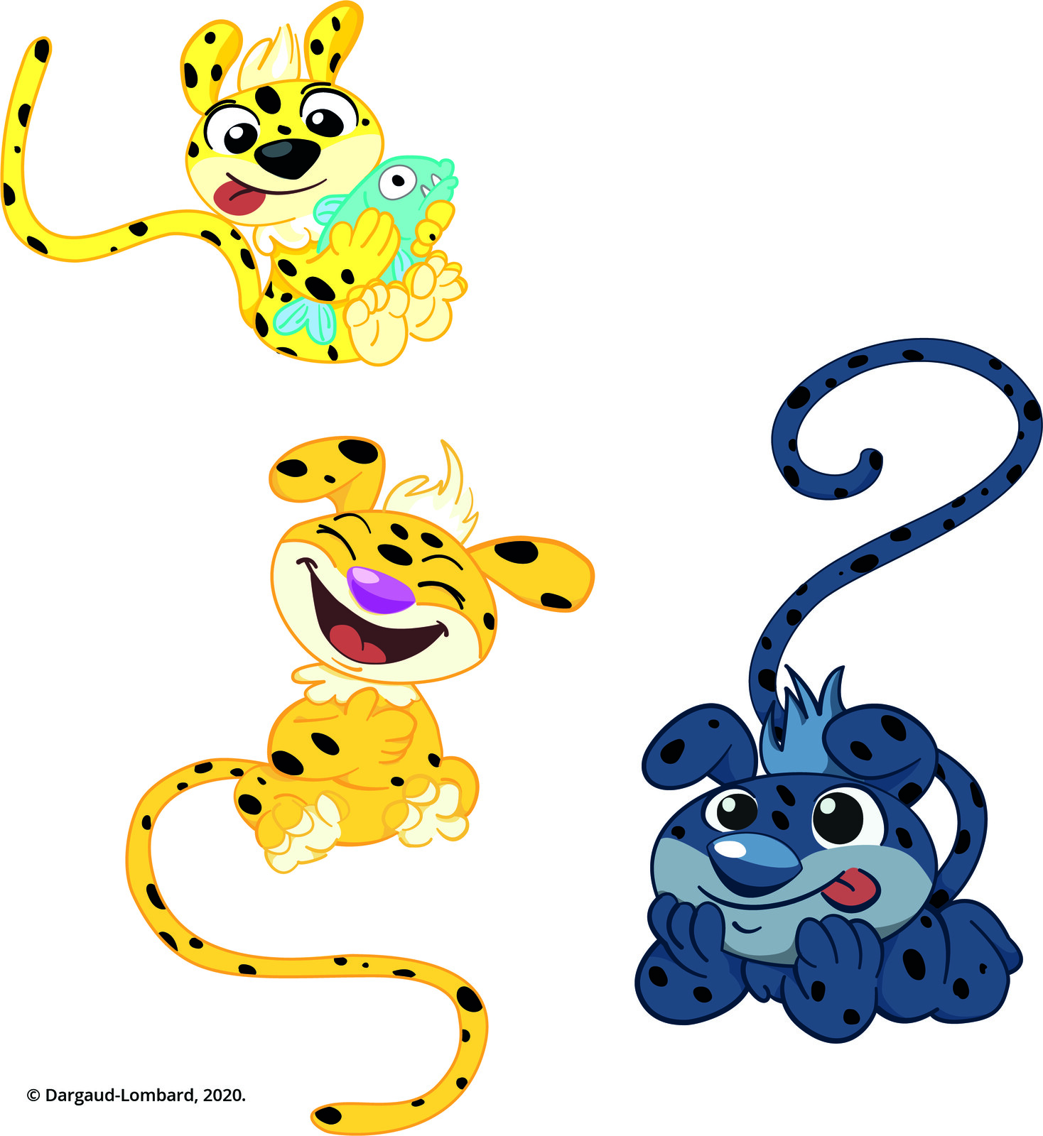 baby marsupilami from the animation