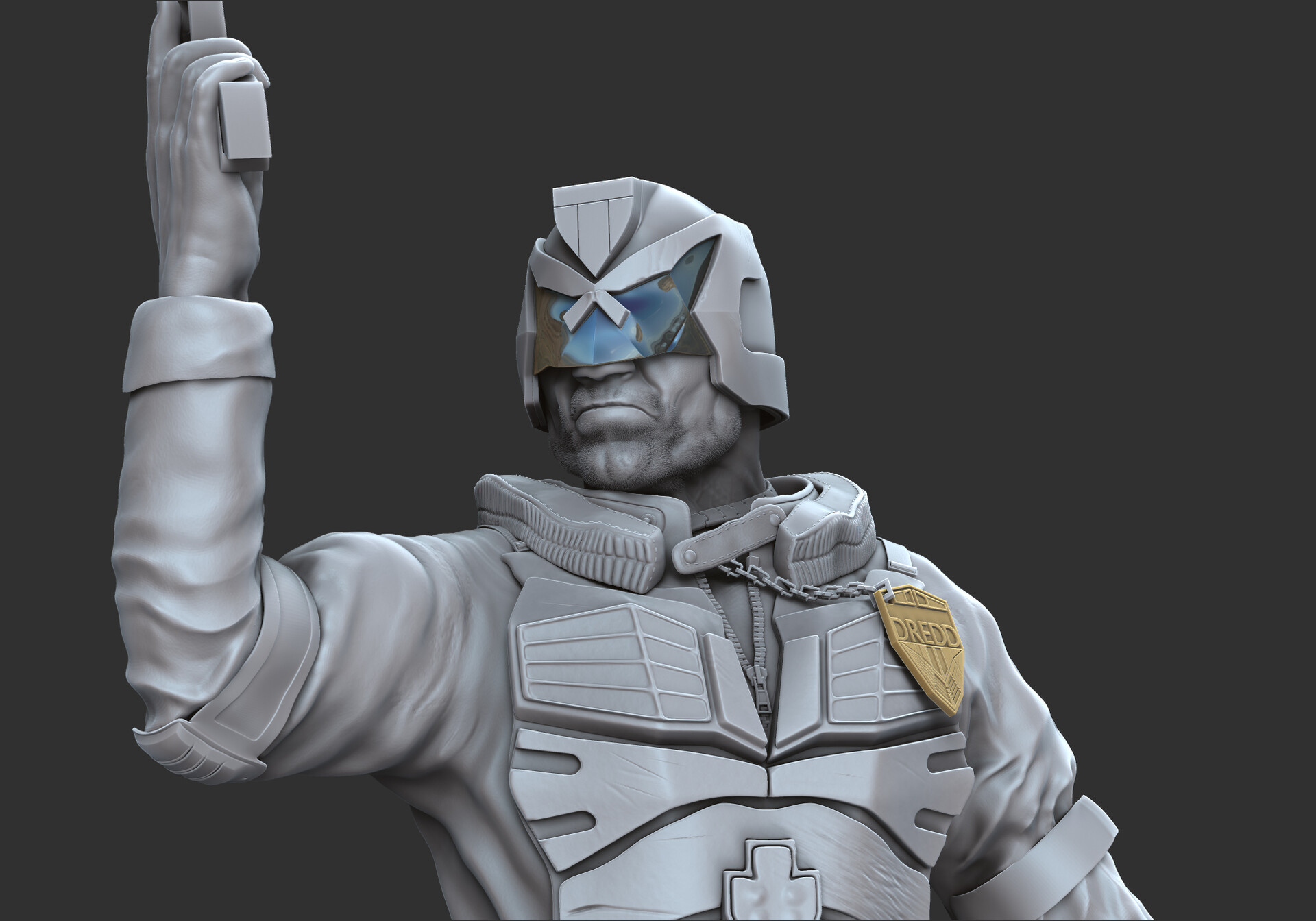 ArtStation - Судья Дредд
