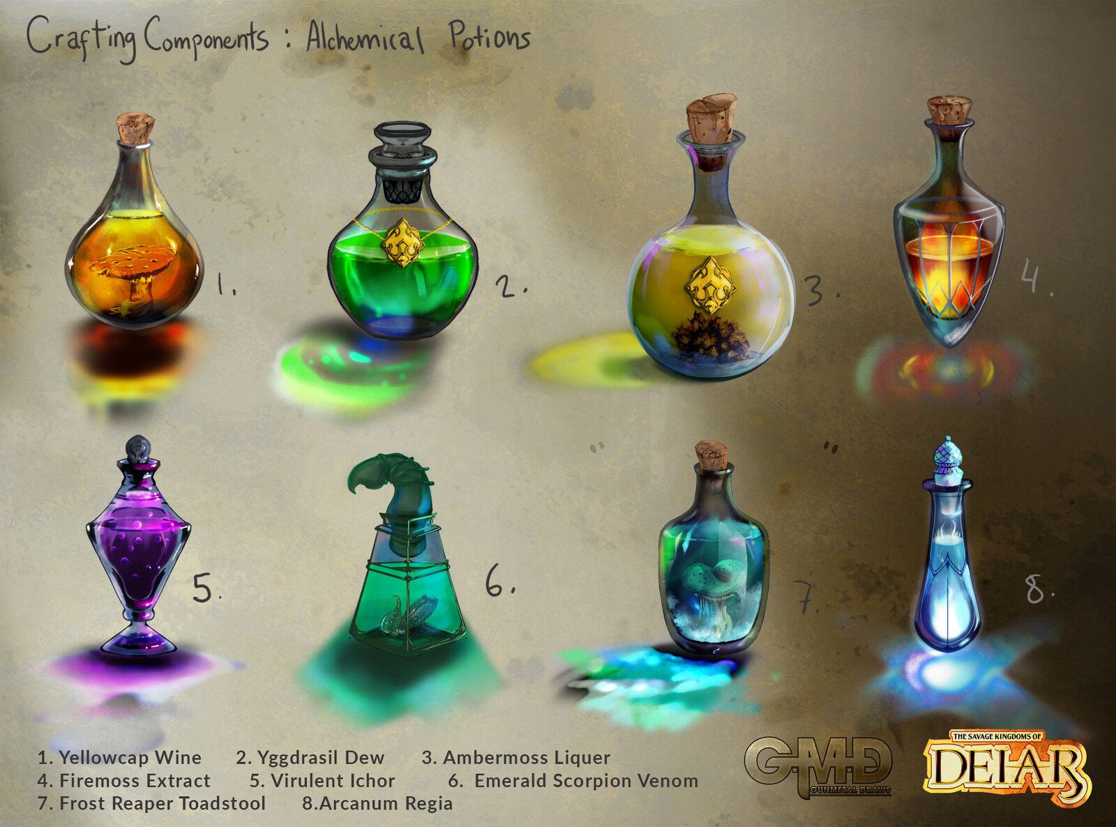 Potions and Alchemy ingredients for all your magical needs