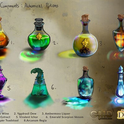 Sam van egteren crafting components potions