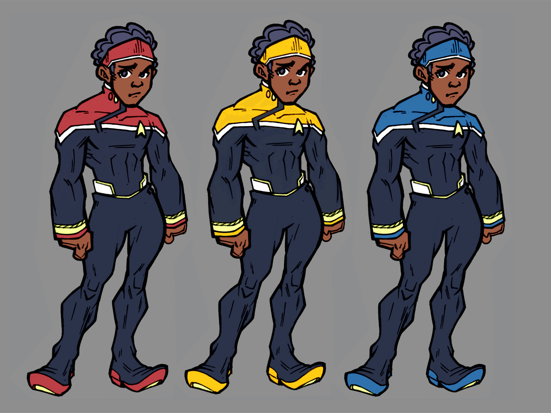 ArtStation Star Trek Lower Decks Uniform set