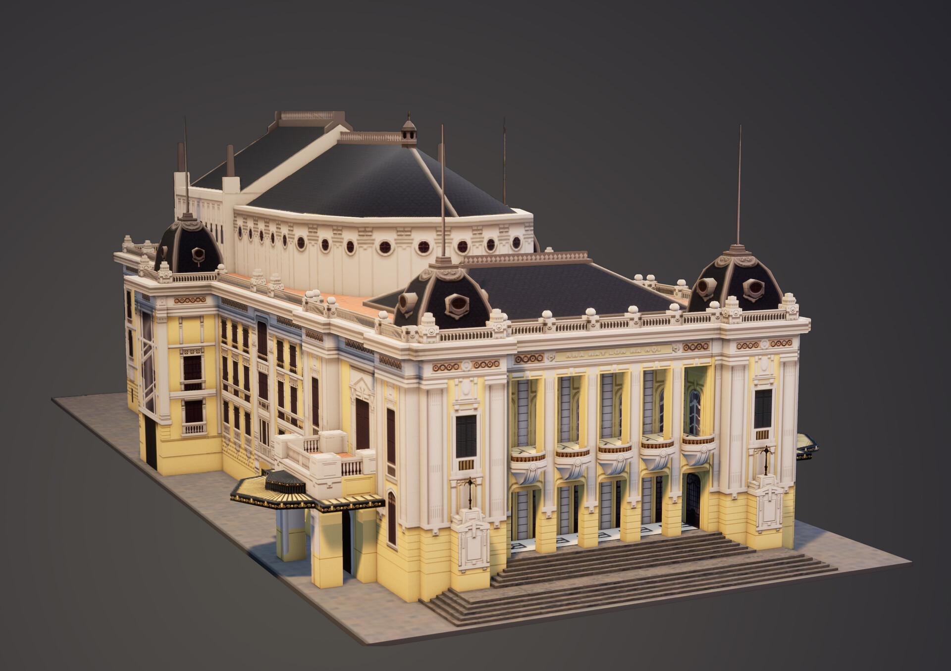 3D Modeling And Animation Outsourcing Hanoi Opera House 3d-modeling-and-animation-outsourcing-hanoi-opera-house