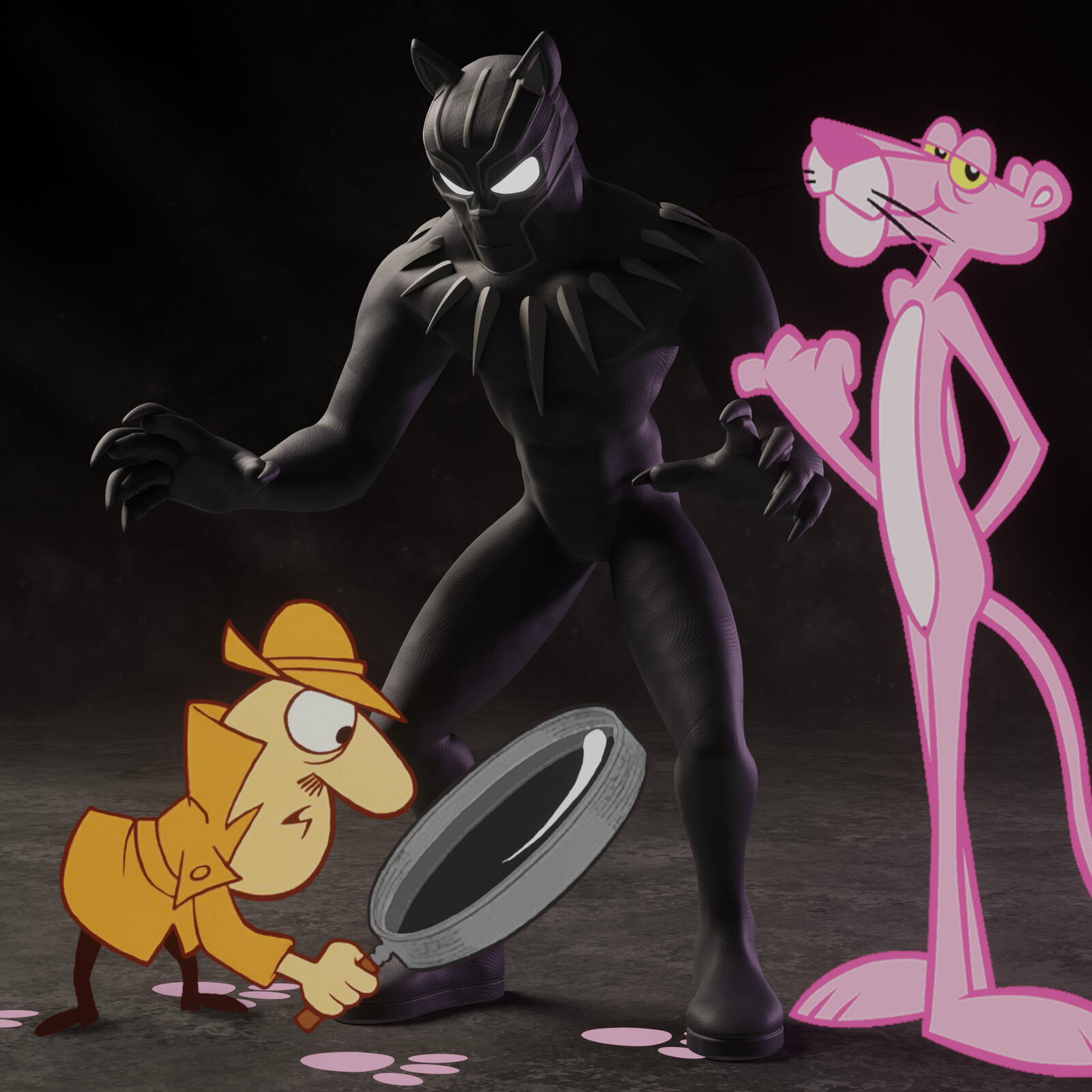 Black Panther (featuring MGM's Pink Panther and Inspector Clouseau))