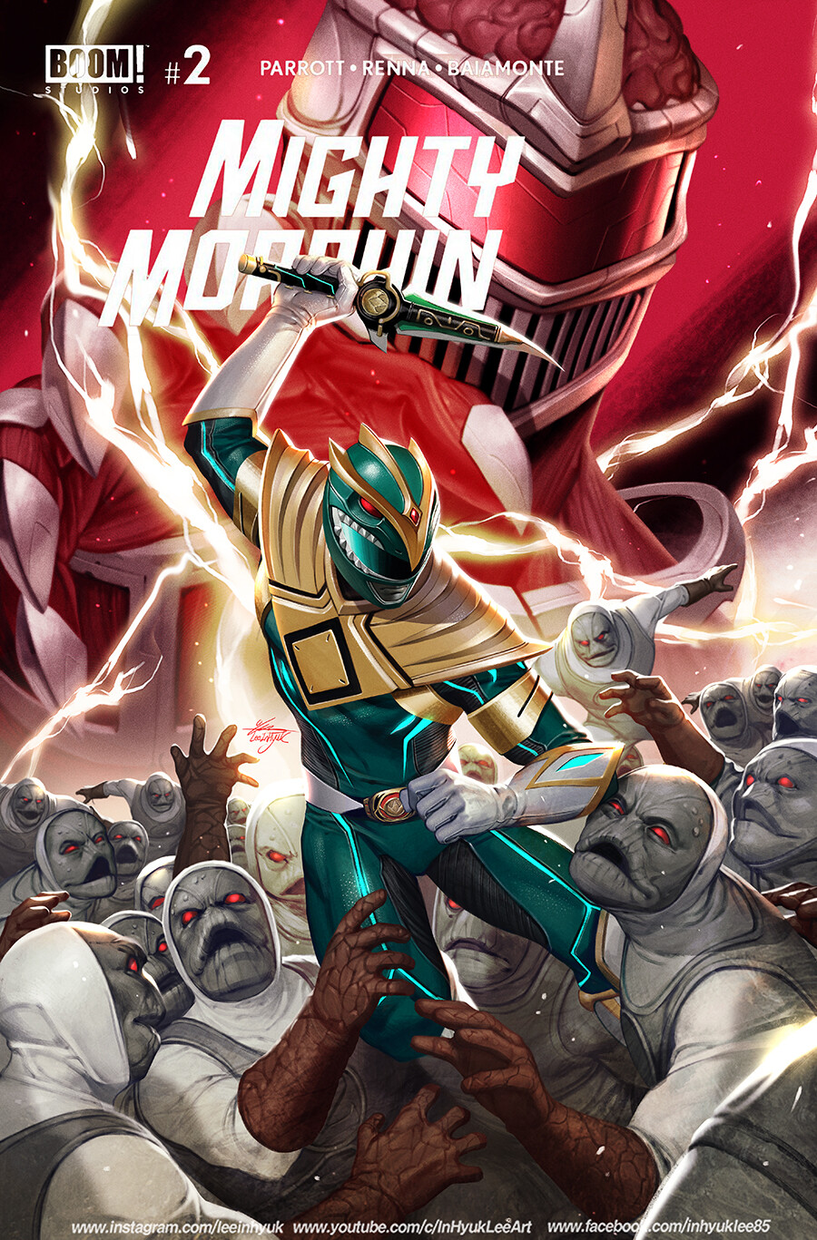 MIGHTY MORPHIN #2 Main cover