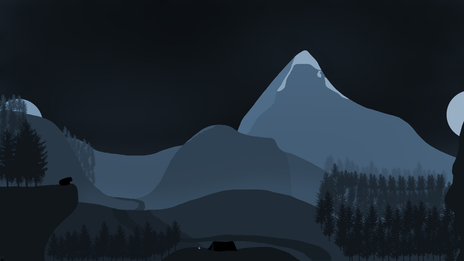 ArtStation - Alpine Frontier - 2D Layer Artwork