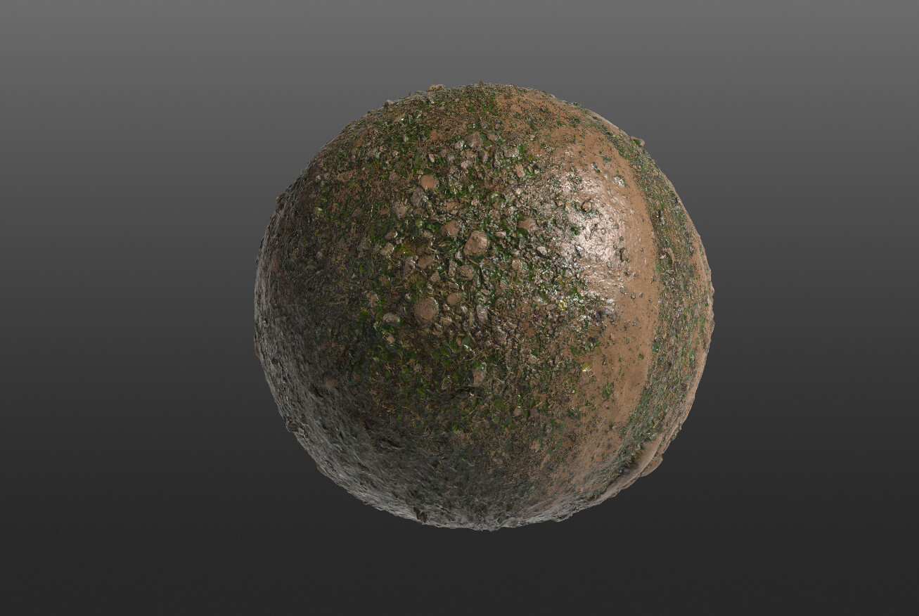 ArtStation Wet Muddy Ground Material Substance Designer Tillable
