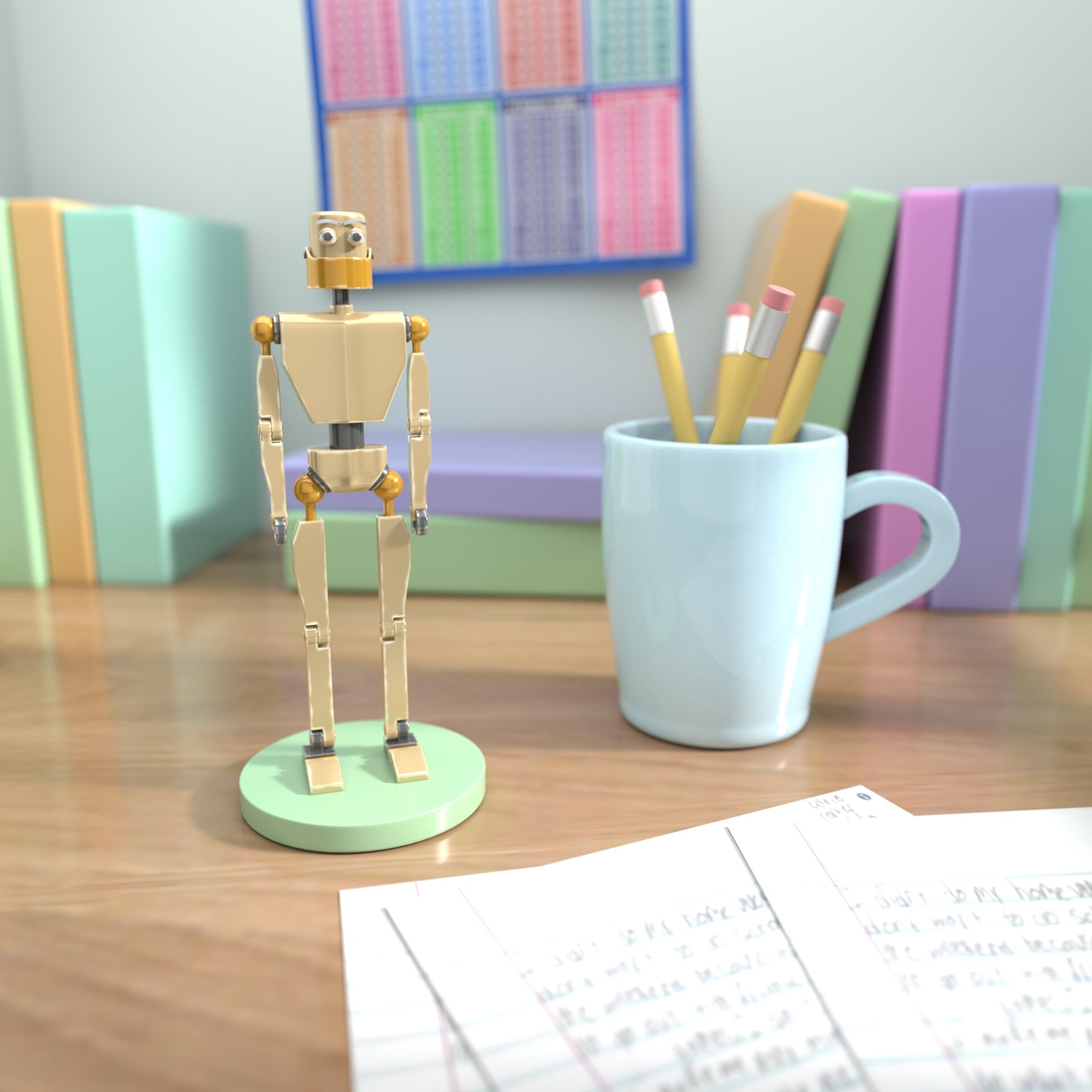 ArtStation - Robot Figurine