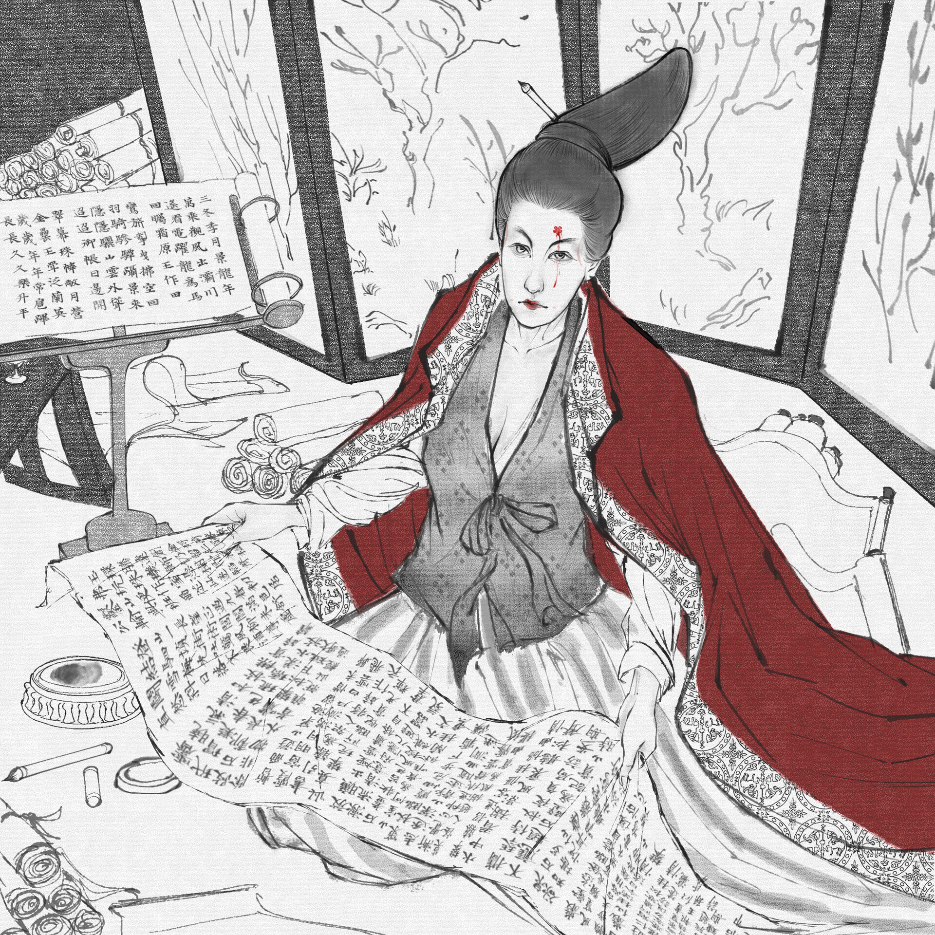 Artstation Chancellor In Dress 巾帼宰相