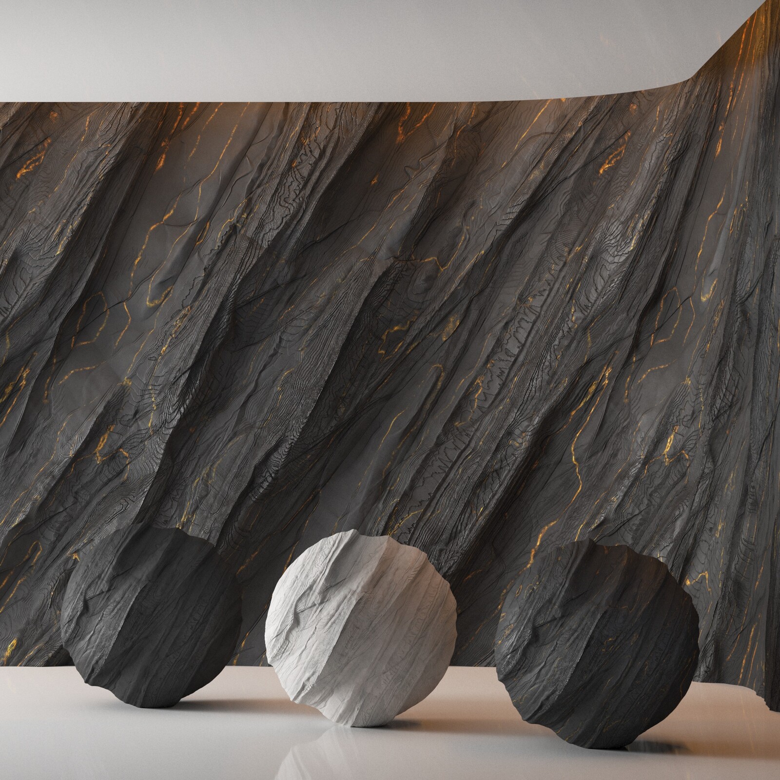 Hemase Mat 02 | Cliff Material | 3 Colors