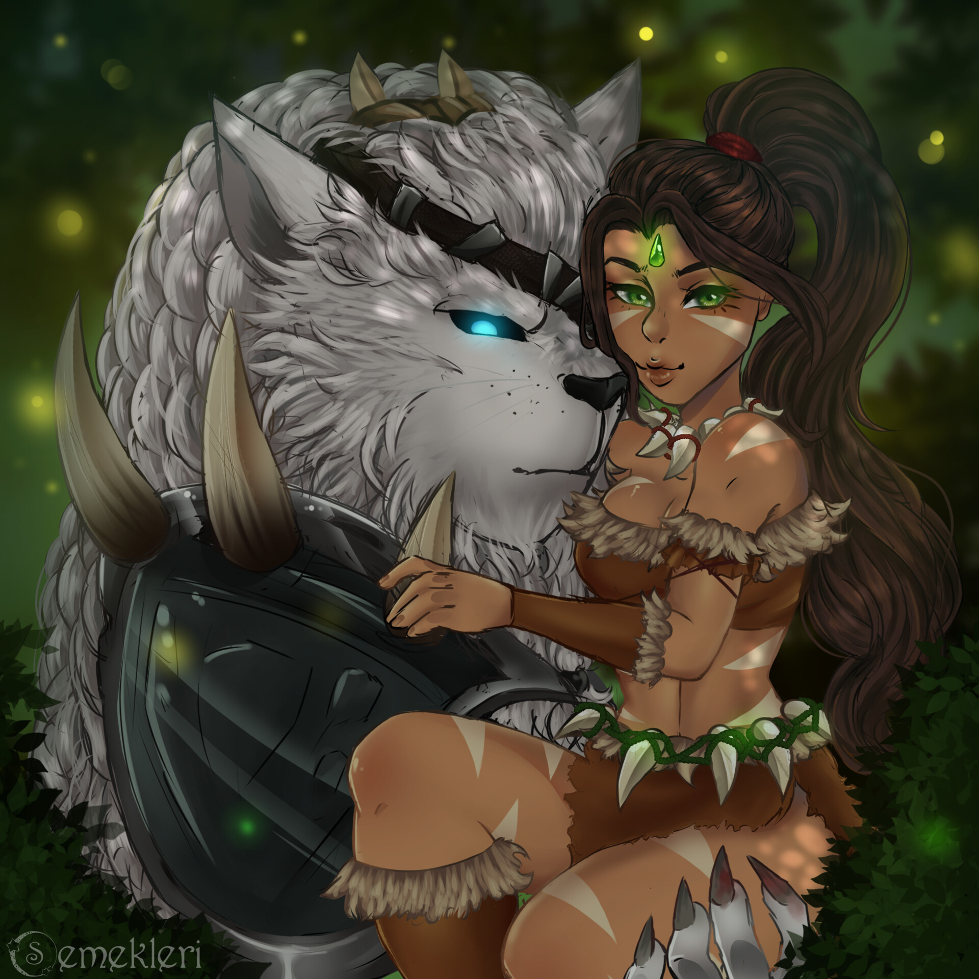 ArtStation - Rengar & Nidalee
