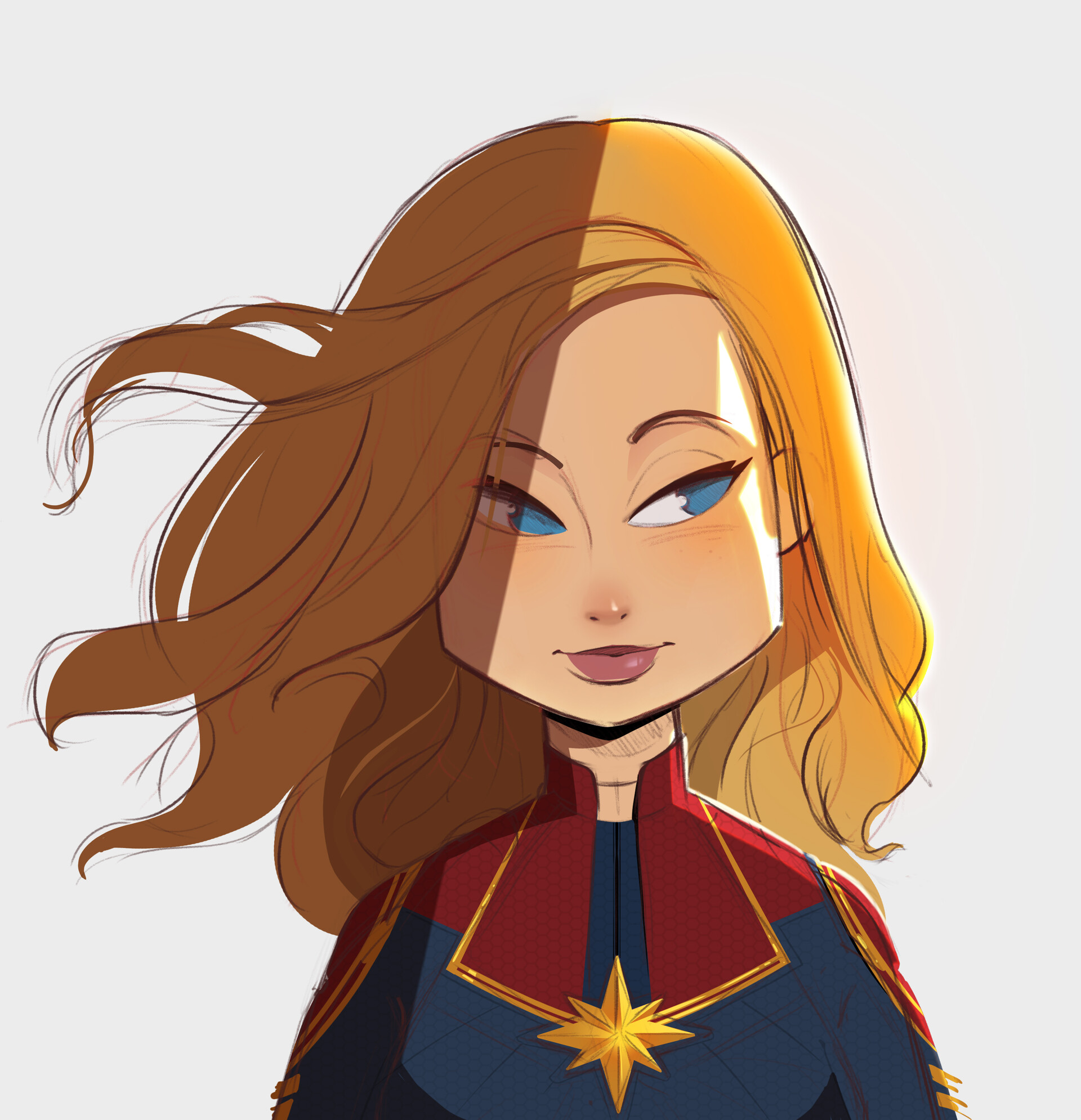 Artstation Captain Marvel Fan Art