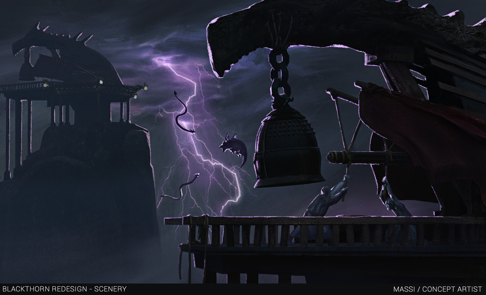 ArtStation Blackthorn City Watchtower