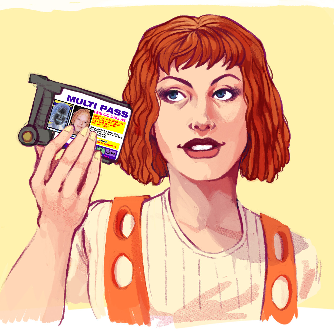 ArtStation - Leeloo, image size:1350x1338