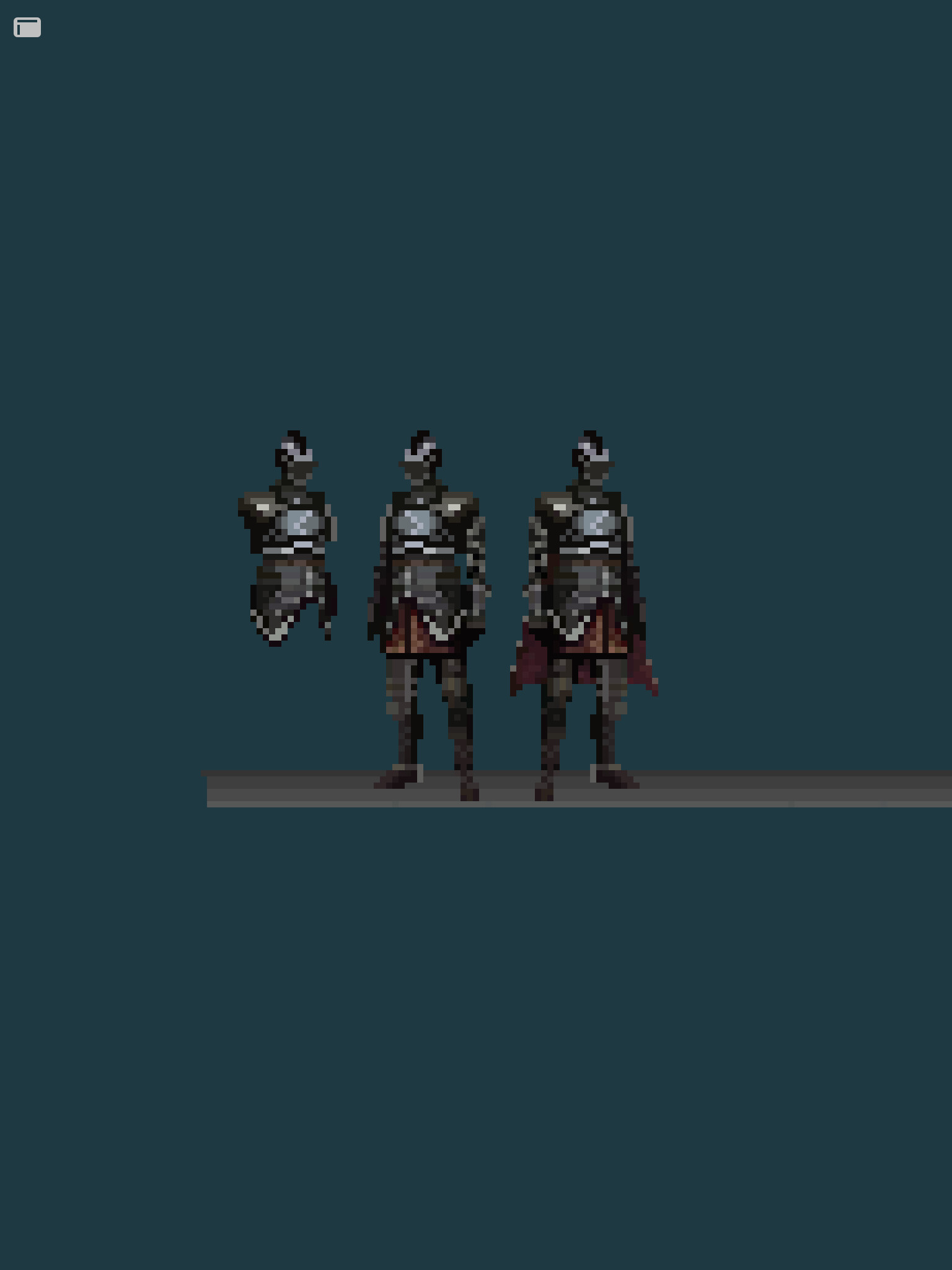 ArtStation drakeblood knight armor Pixelart